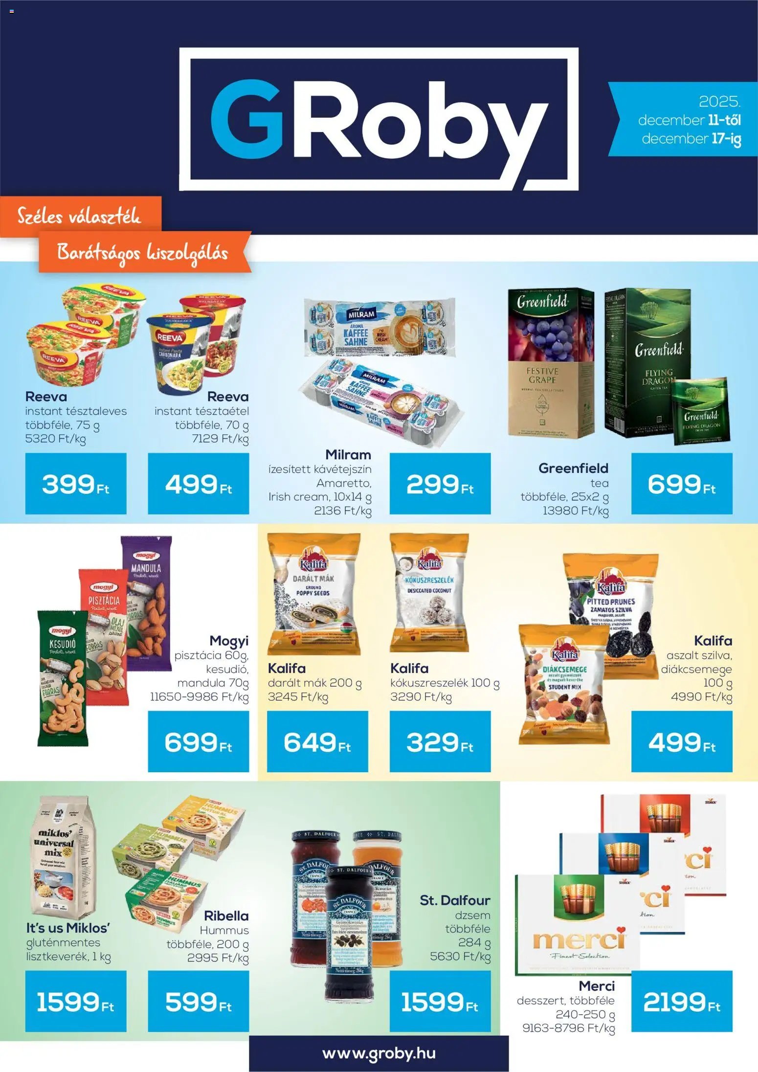 G'Roby újság 2025.12.11. Akciós újság G'Roby (2025-12-11 - 2025-12-17)