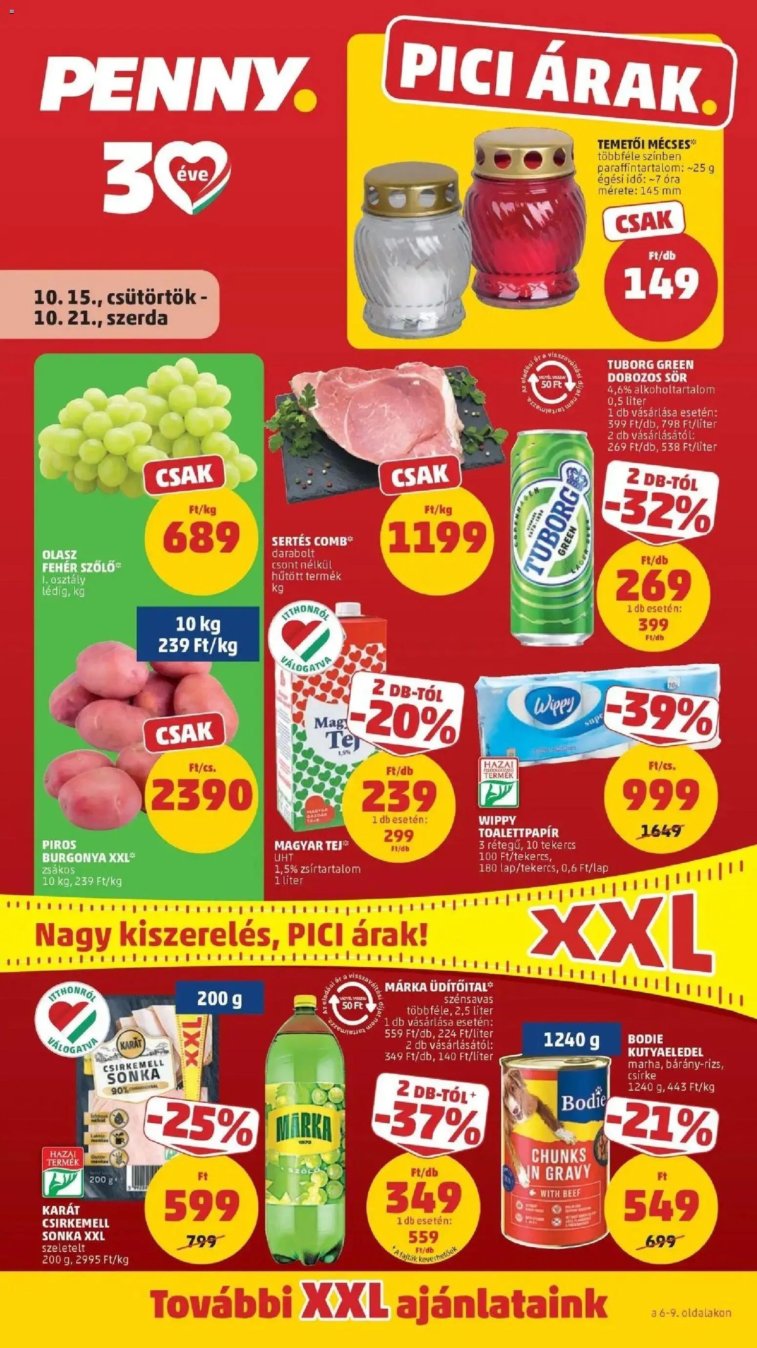 PENNY aktuális akciós újság 2026.10.15. - lapozható formában szórólap ✳️