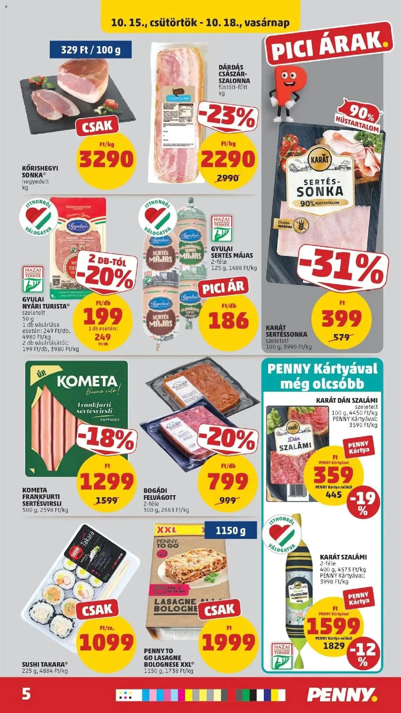 PENNY aktuális akciós újság 2026.10.15. - lapozható formában szórólap ✳️