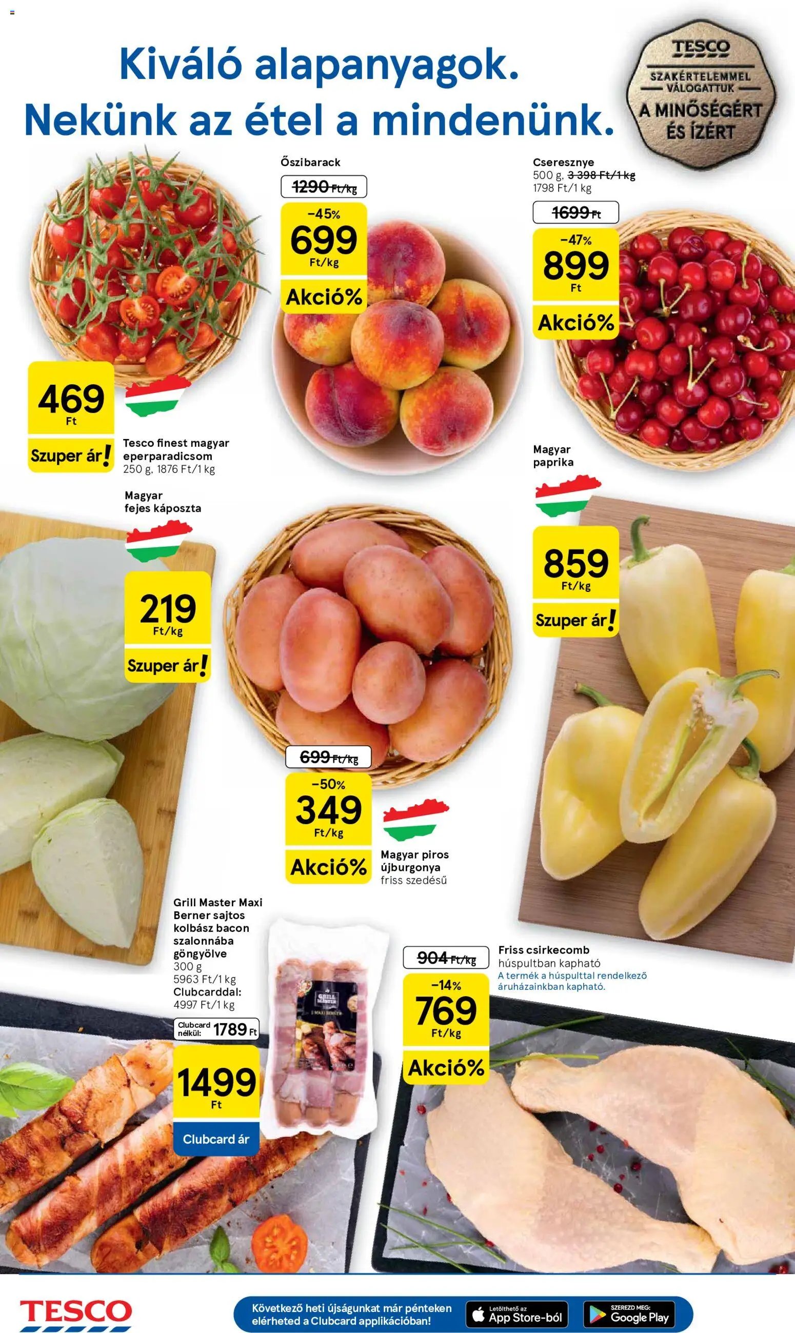 Tesco újság 2026.06.18. Tesco Szupermarket akciós újság