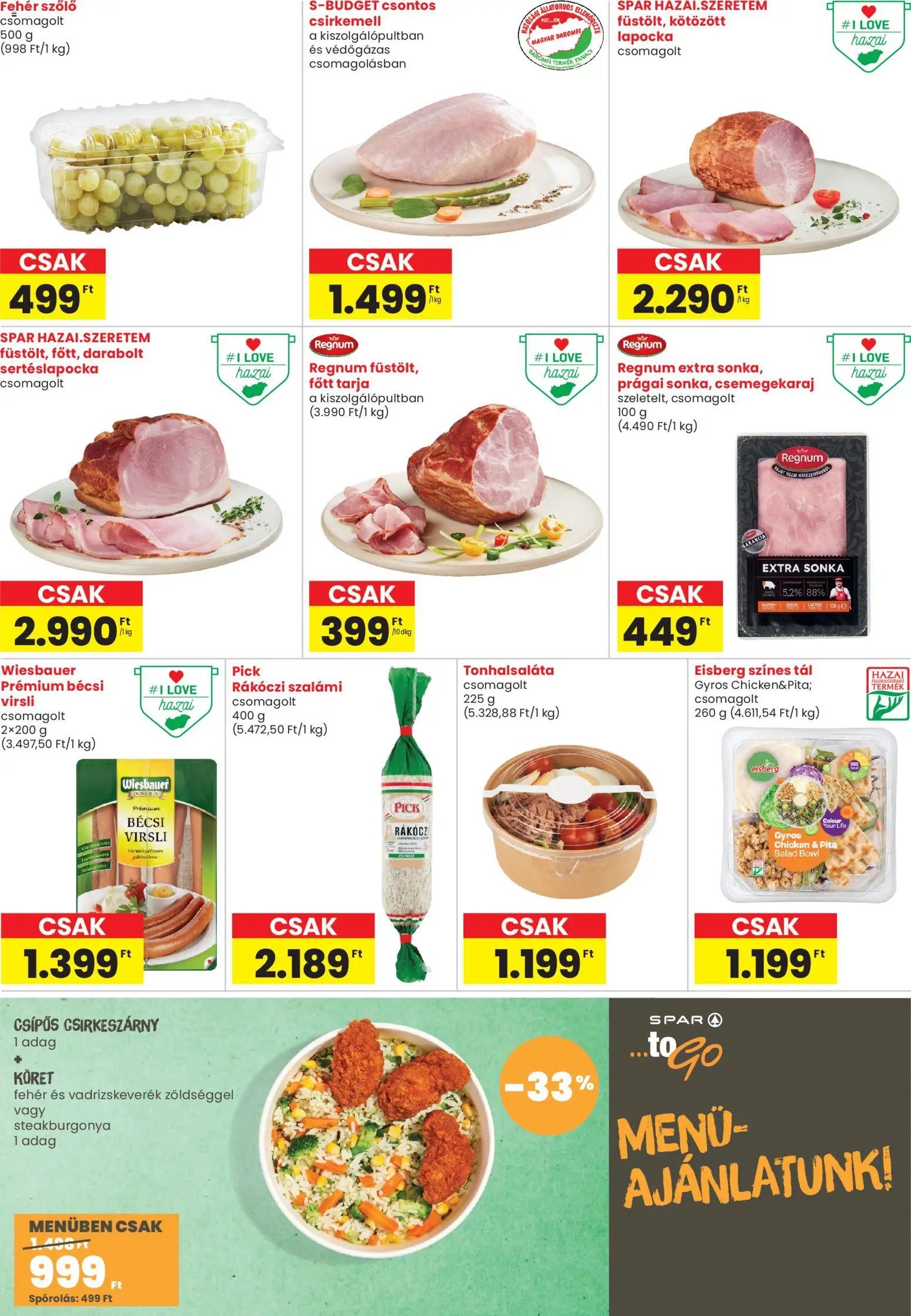 Spar Market újság 2026.03.19. Spar market Bp. Thököly út üzlet megújulás (2026-03-19 - 2026-03-25)