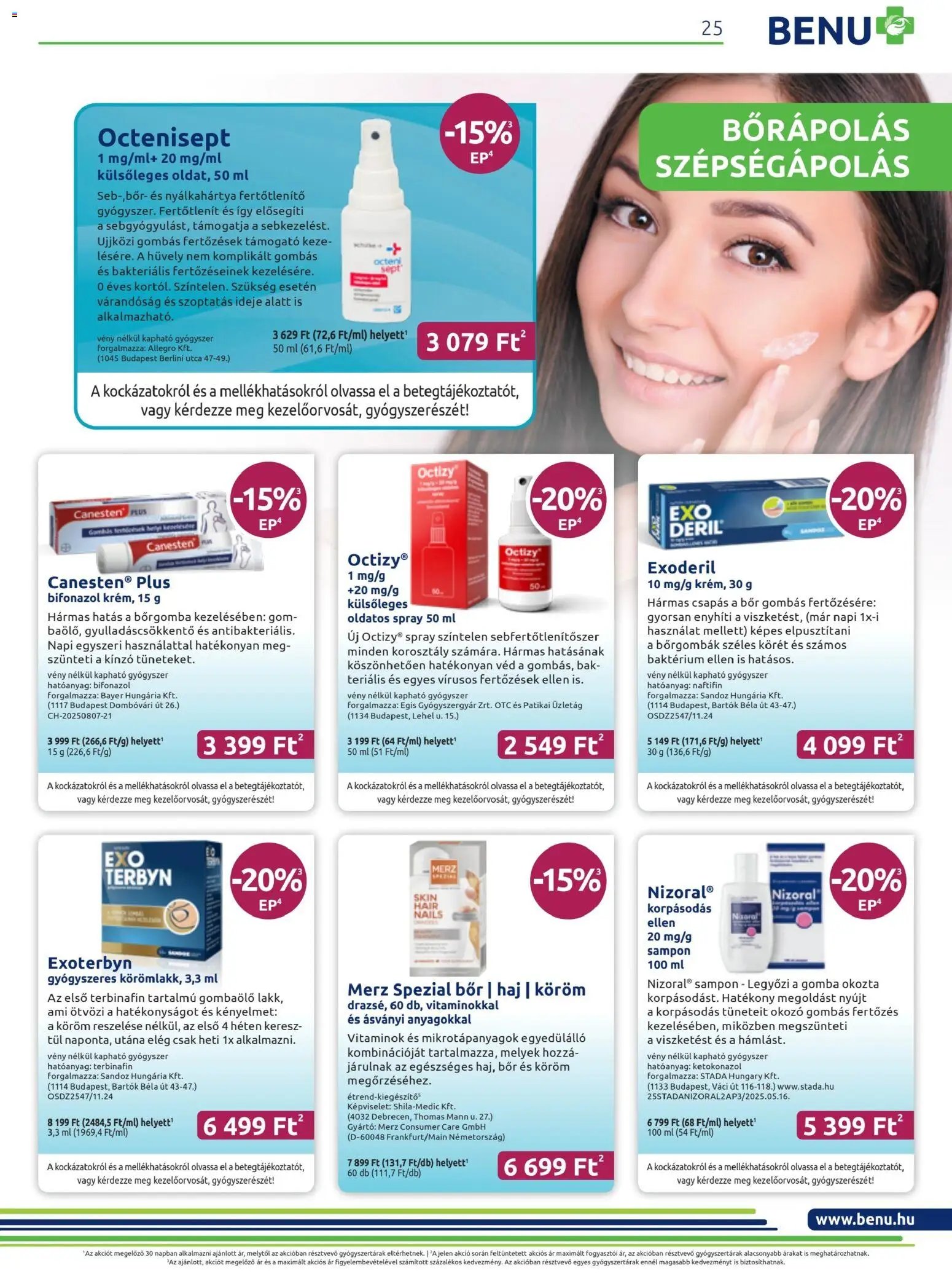 BENU Gyógyszertárak újság 2025.11.01. Akciós újság BENU Gyógyszertárak (2025-11-01 - 2025-11-30)