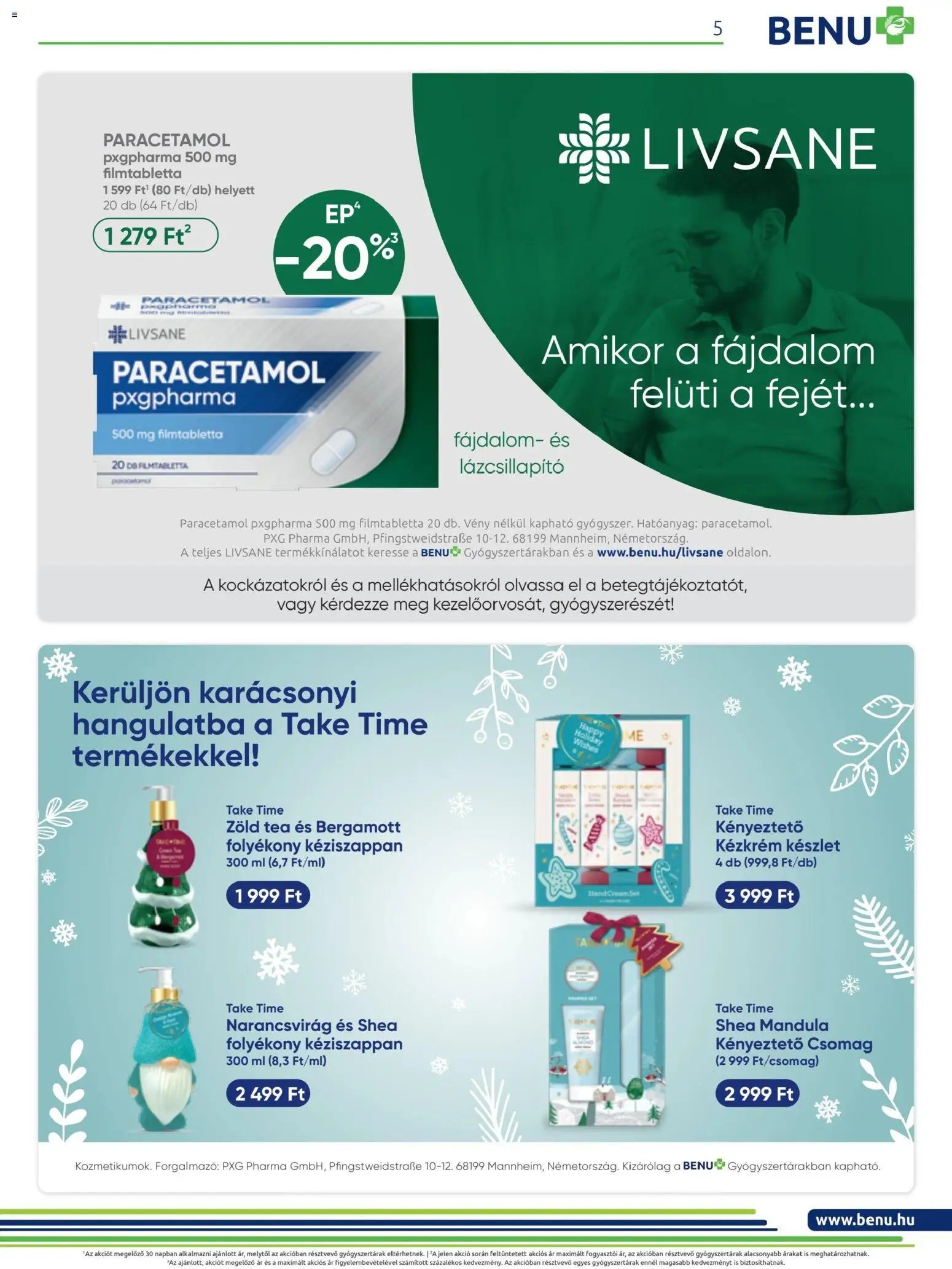 BENU Gyógyszertárak újság 2025.11.01. Akciós újság BENU Gyógyszertárak (2025-11-01 - 2025-11-30)