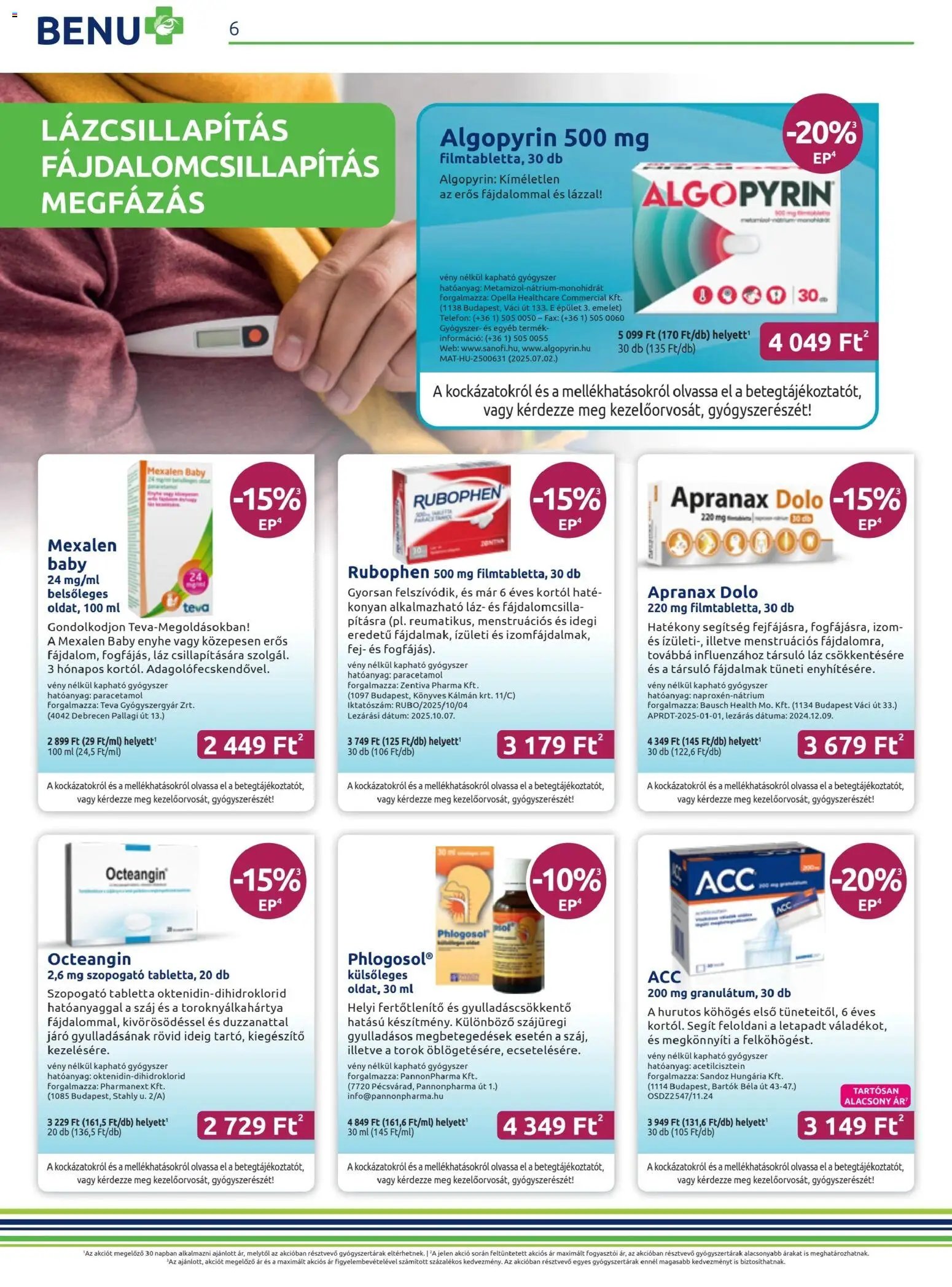BENU Gyógyszertárak újság 2025.11.01. Akciós újság BENU Gyógyszertárak (2025-11-01 - 2025-11-30)