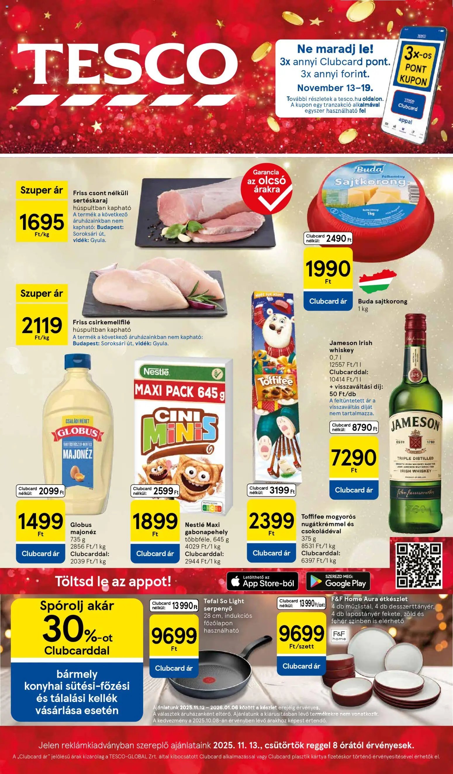 Tesco újság 2025.11.13. Akciós újság Tesco (2025-11-13 - 2025-11-19)