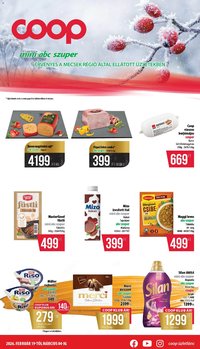 COOP újság 2026.02.19. Mecsek - Mini & Abc & Szuper (2026-02-19 - 2026-03-04)