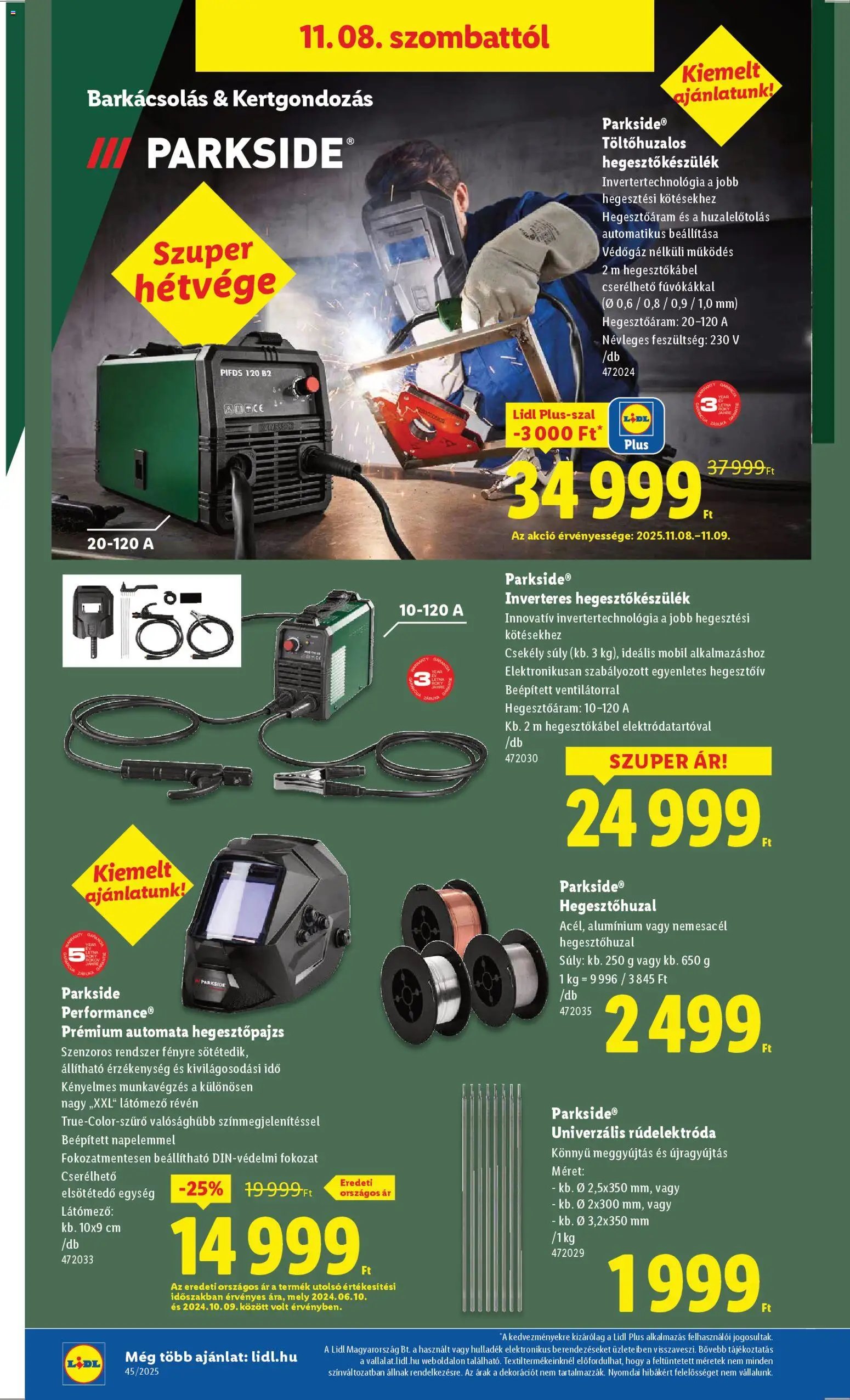 Lidl újság 2025.11.06. Nonfood kínálatunk (2025-11-06 - 2025-11-12)