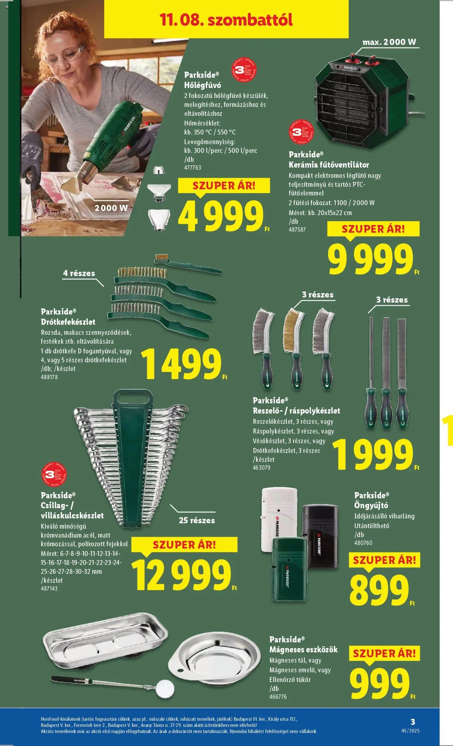 Lidl újság 2025.11.06. Nonfood kínálatunk (2025-11-06 - 2025-11-12)