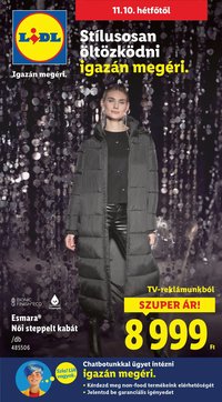 Lidl újság 2025.11.06. Nonfood kínálatunk (2025-11-06 - 2025-11-12)