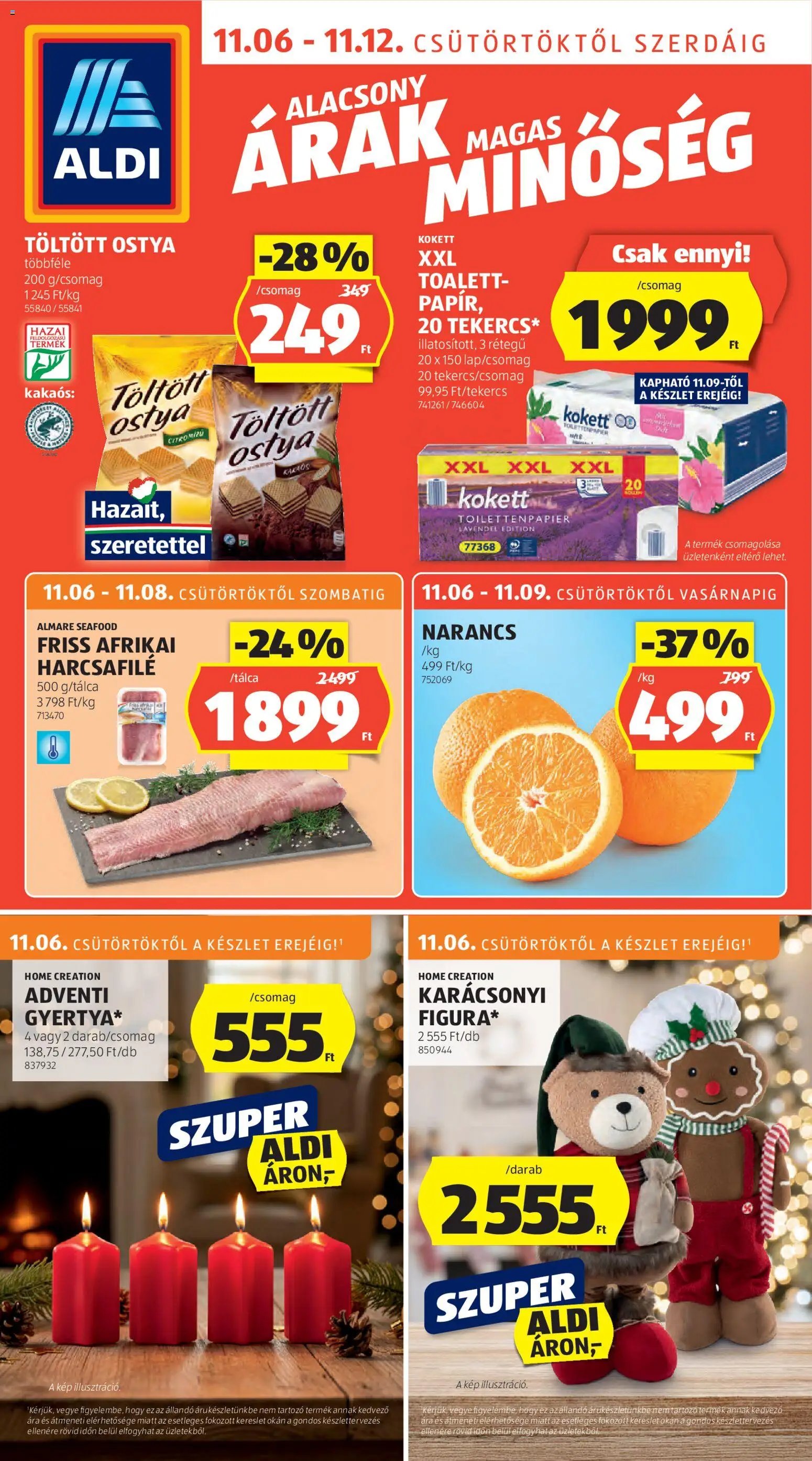 Aldi újság 2025.11.06. Akciós újság Aldi (2025-11-06 - 2025-11-12)