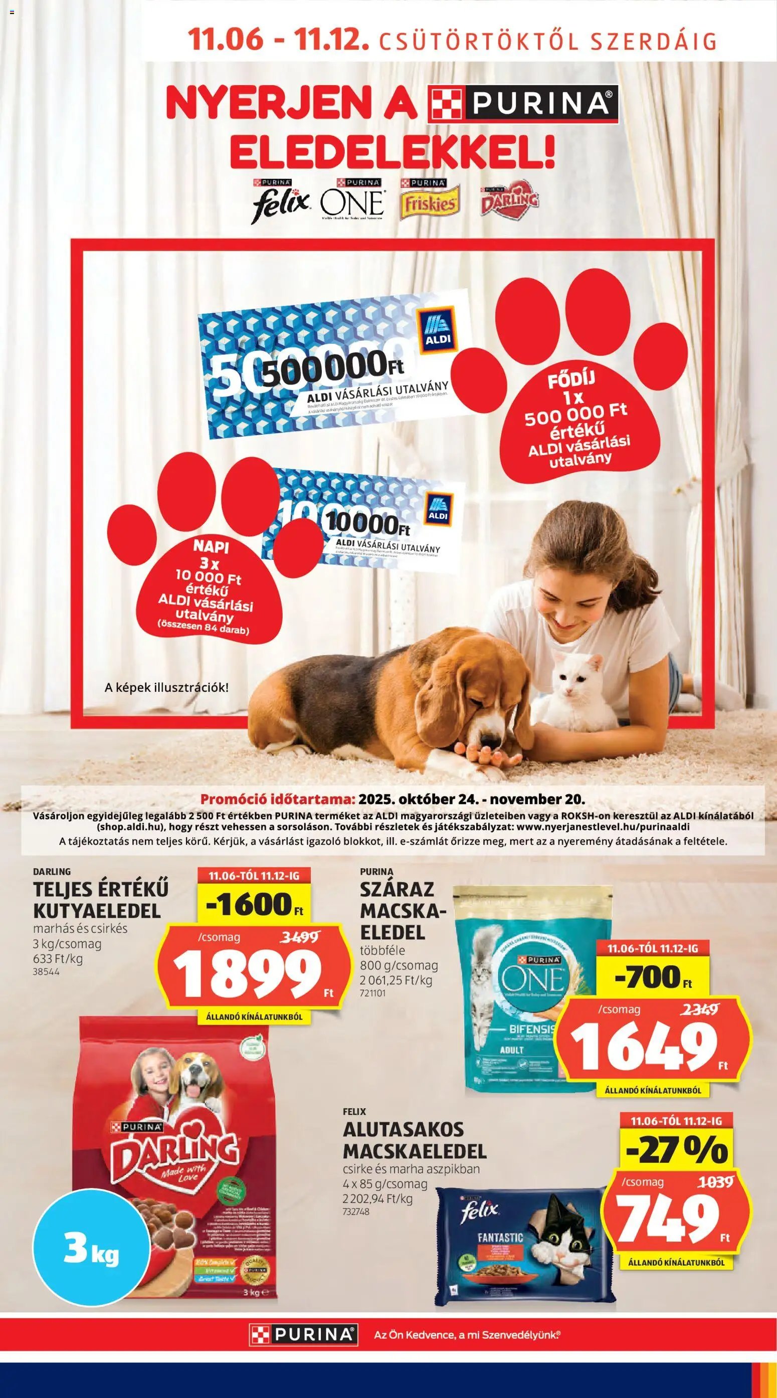 Aldi újság 2025.11.06. Akciós újság Aldi (2025-11-06 - 2025-11-12)