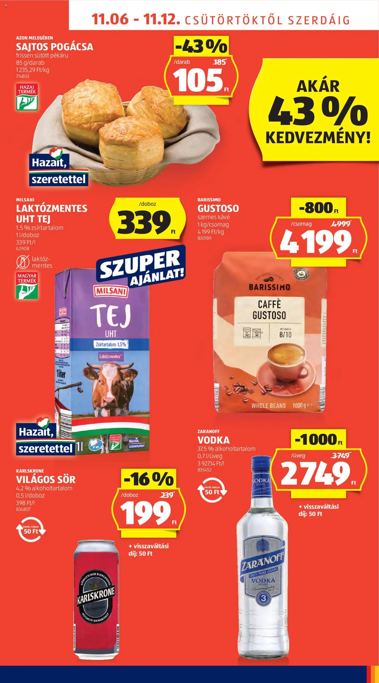 Aldi újság 2025.11.06. Akciós újság Aldi (2025-11-06 - 2025-11-12)