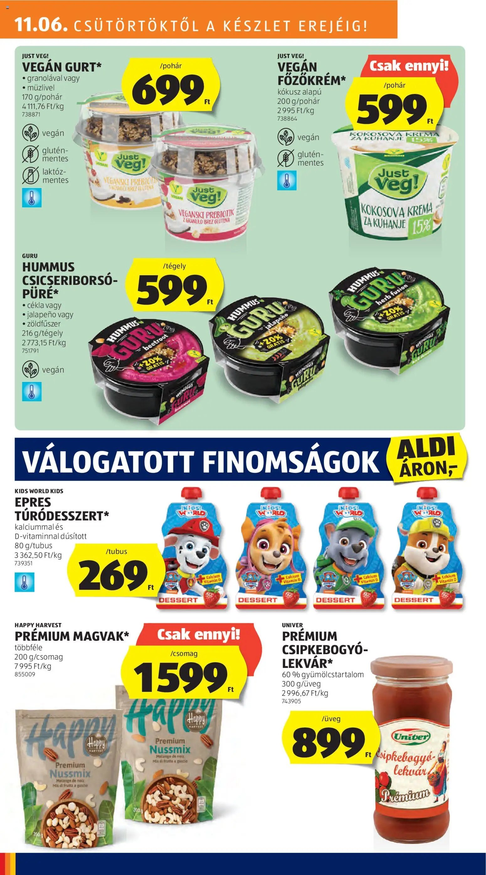 Aldi újság 2025.11.06. Akciós újság Aldi (2025-11-06 - 2025-11-12)