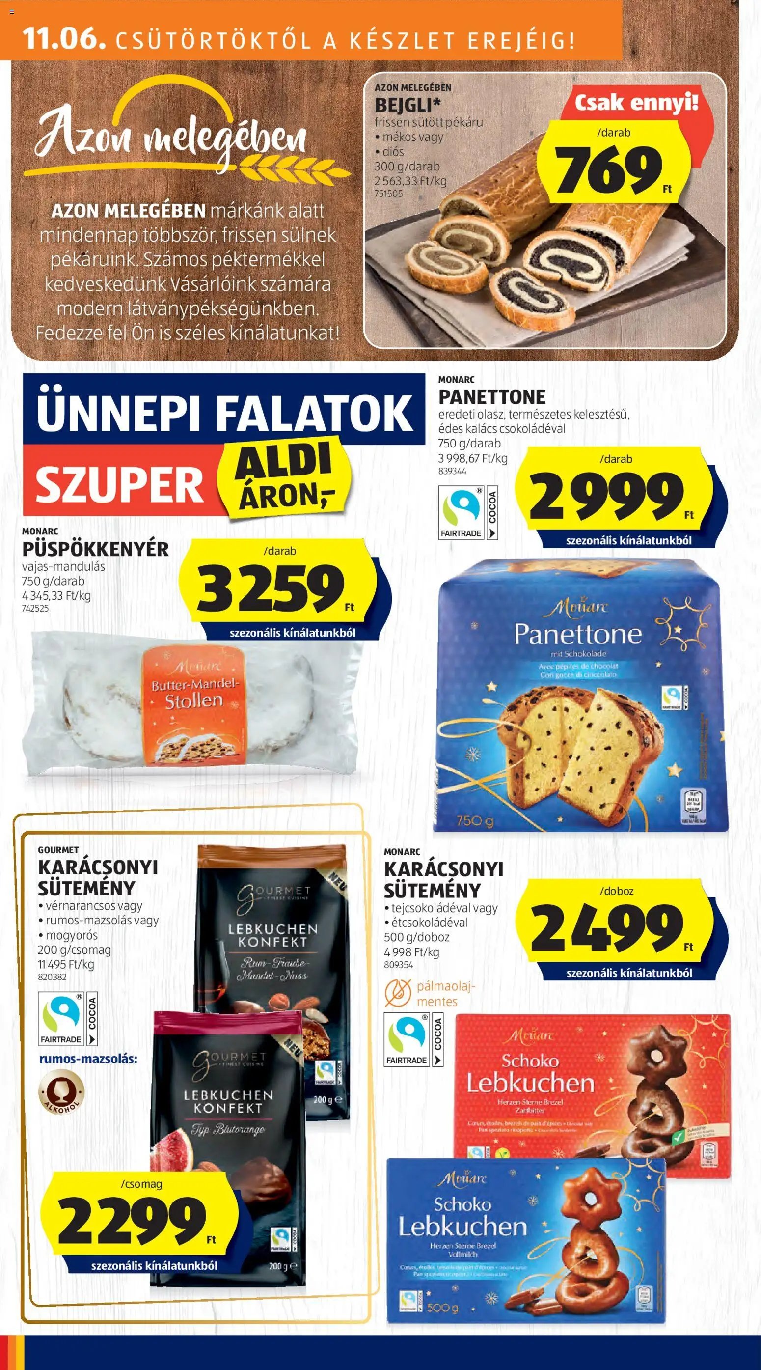 Aldi újság 2025.11.06. Akciós újság Aldi (2025-11-06 - 2025-11-12)