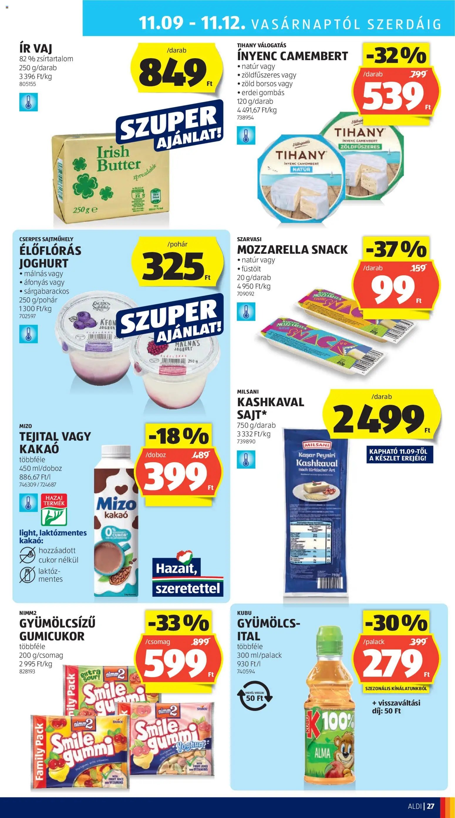 Aldi újság 2025.11.06. Akciós újság Aldi (2025-11-06 - 2025-11-12)