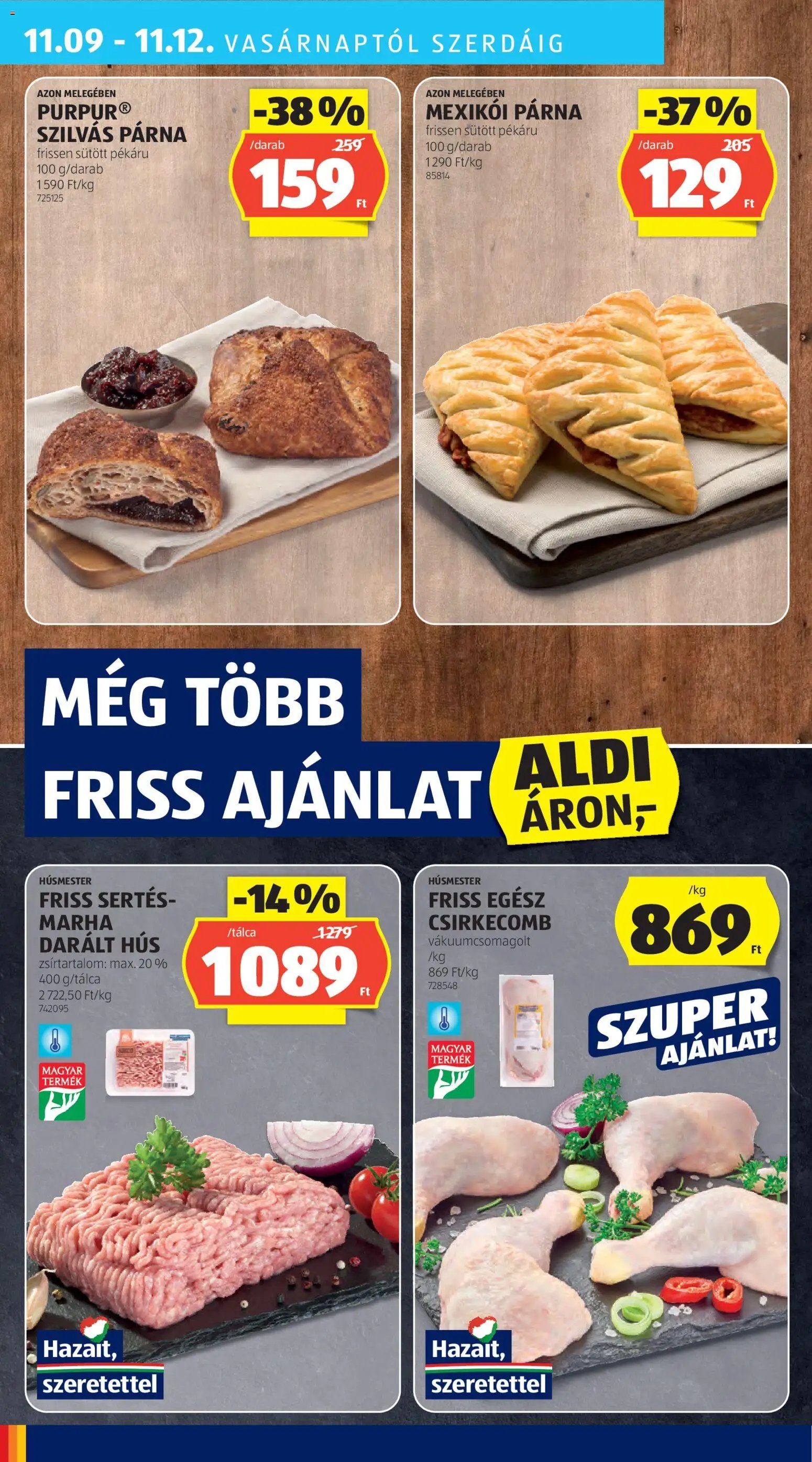 Aldi újság 2025.11.06. Akciós újság Aldi (2025-11-06 - 2025-11-12)