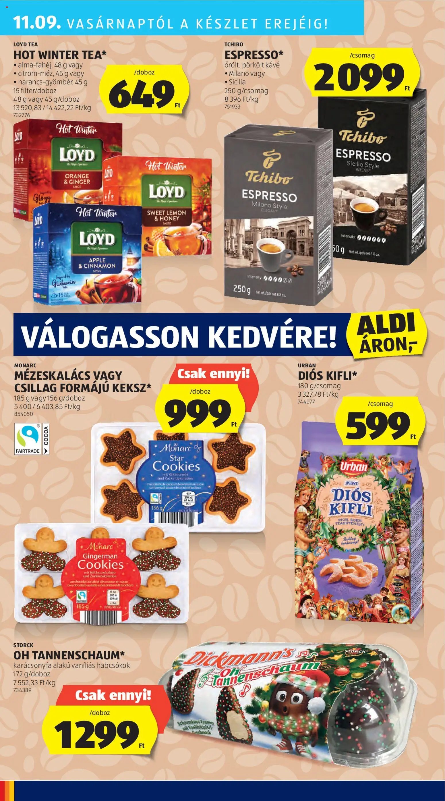 Aldi újság 2025.11.06. Akciós újság Aldi (2025-11-06 - 2025-11-12)
