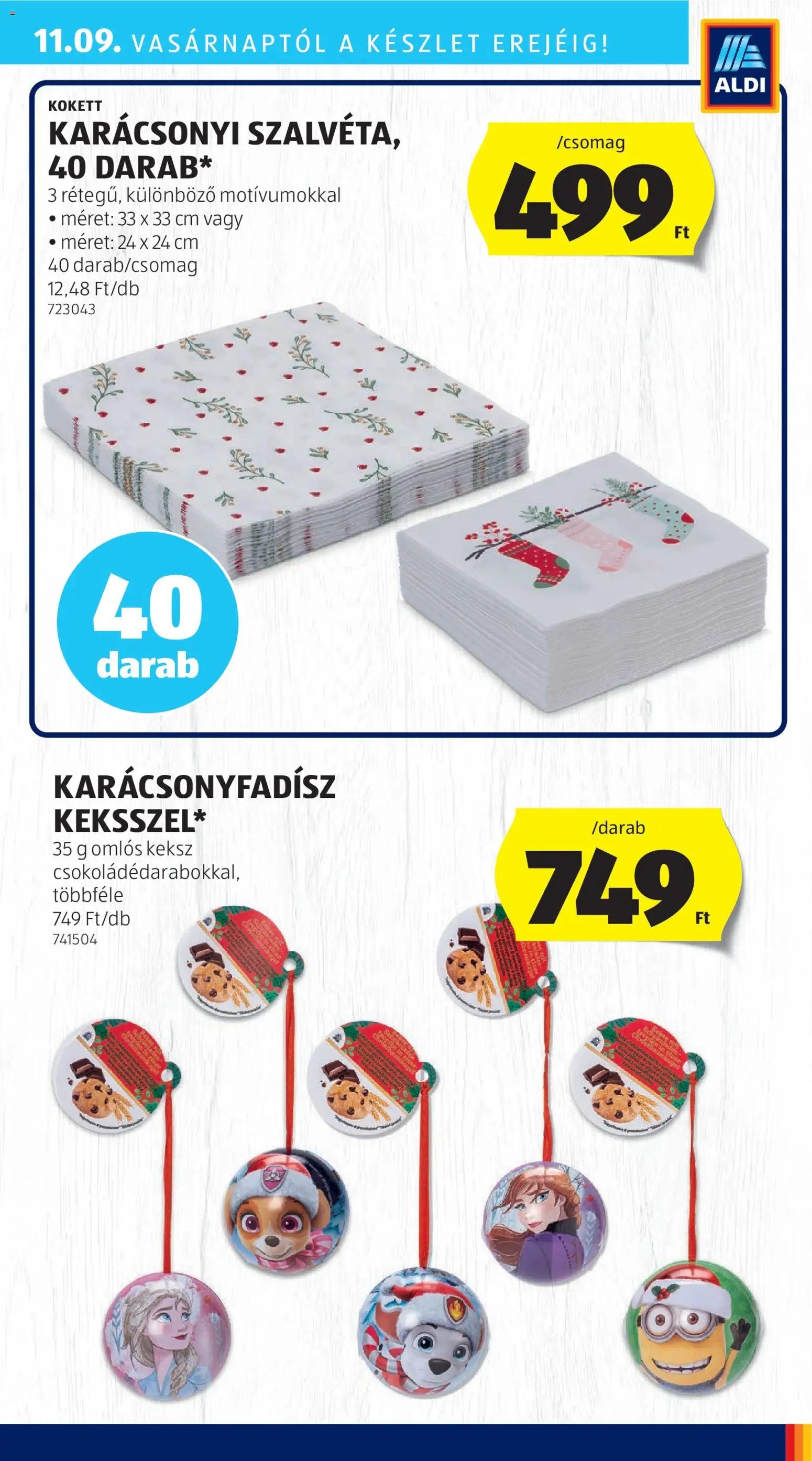 Aldi újság 2025.11.06. Akciós újság Aldi (2025-11-06 - 2025-11-12)