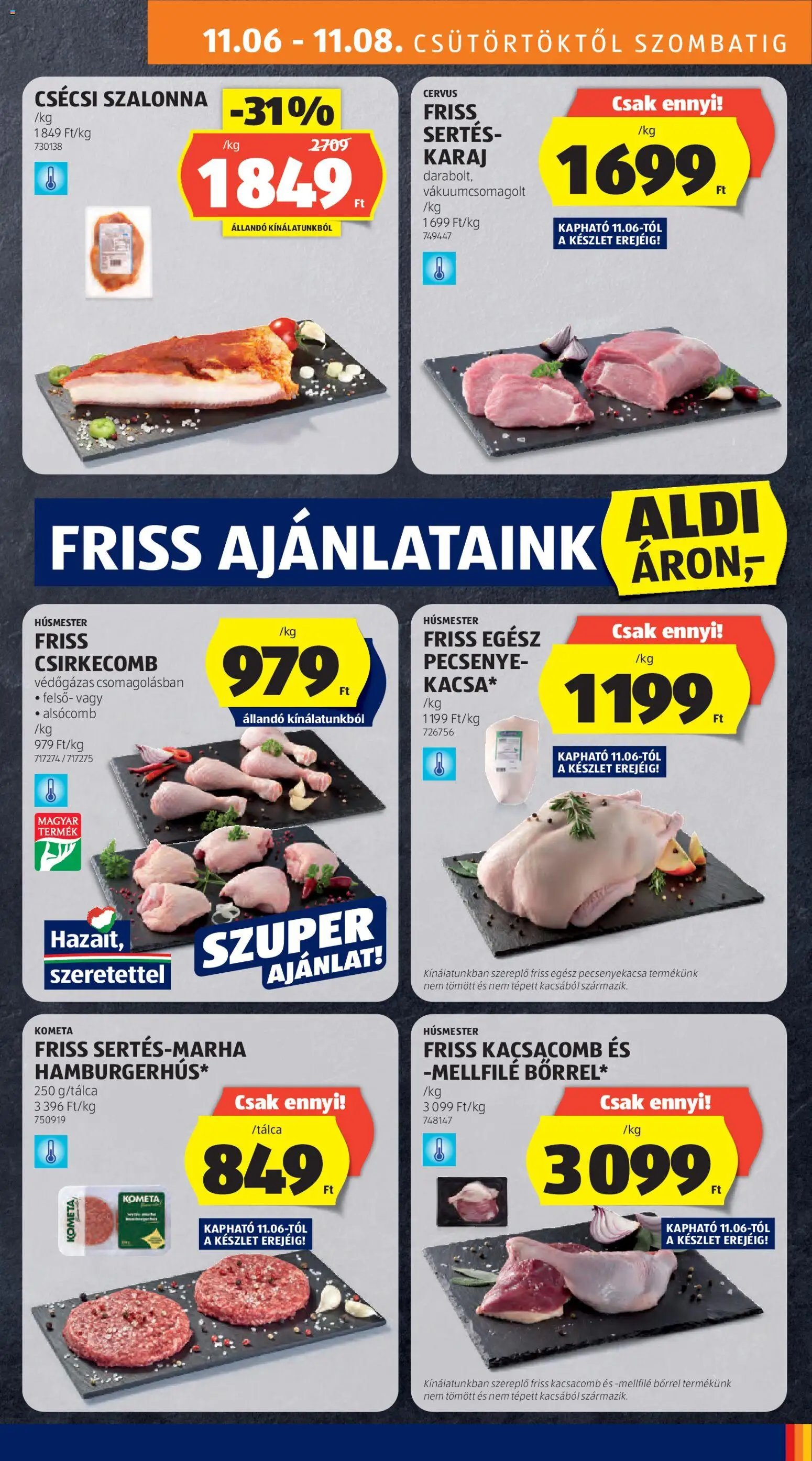 Aldi újság 2025.11.06. Akciós újság Aldi (2025-11-06 - 2025-11-12)