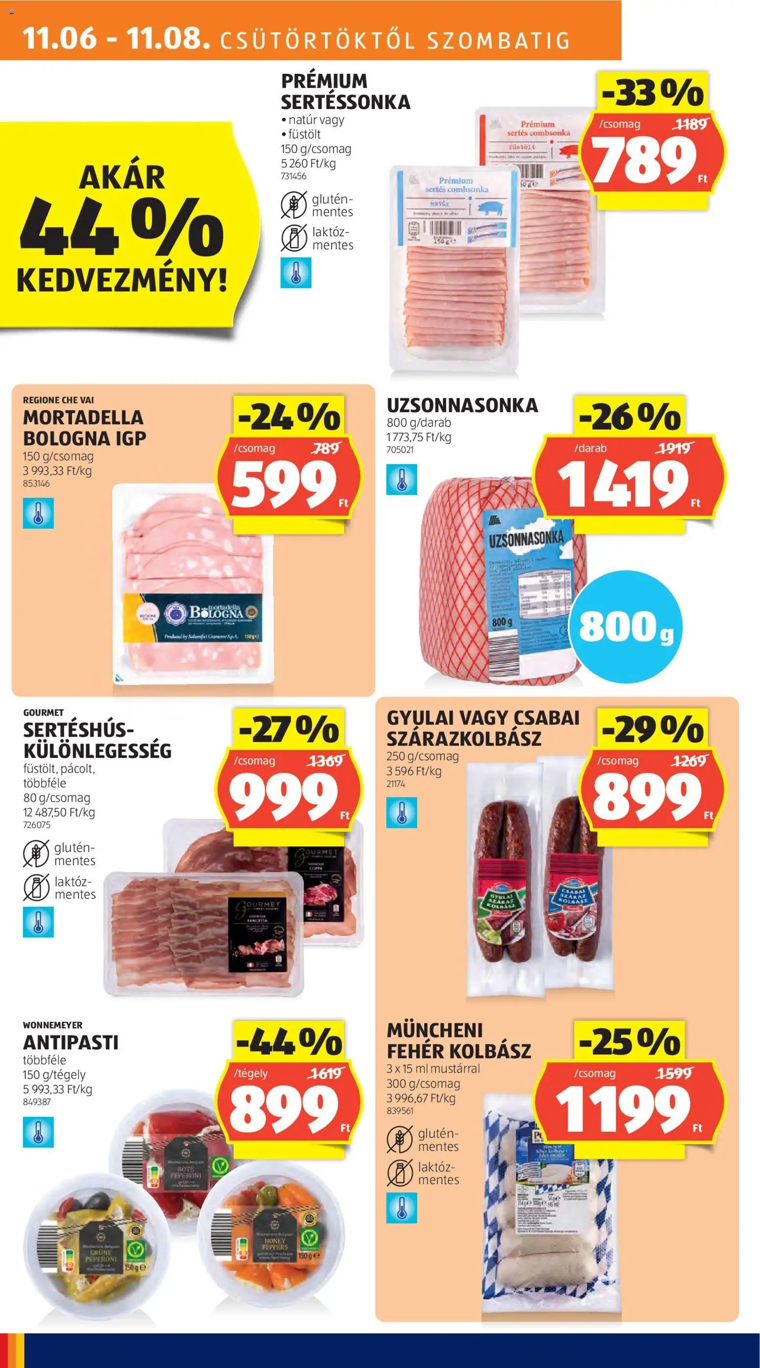 Aldi újság 2025.11.06. Akciós újság Aldi (2025-11-06 - 2025-11-12)