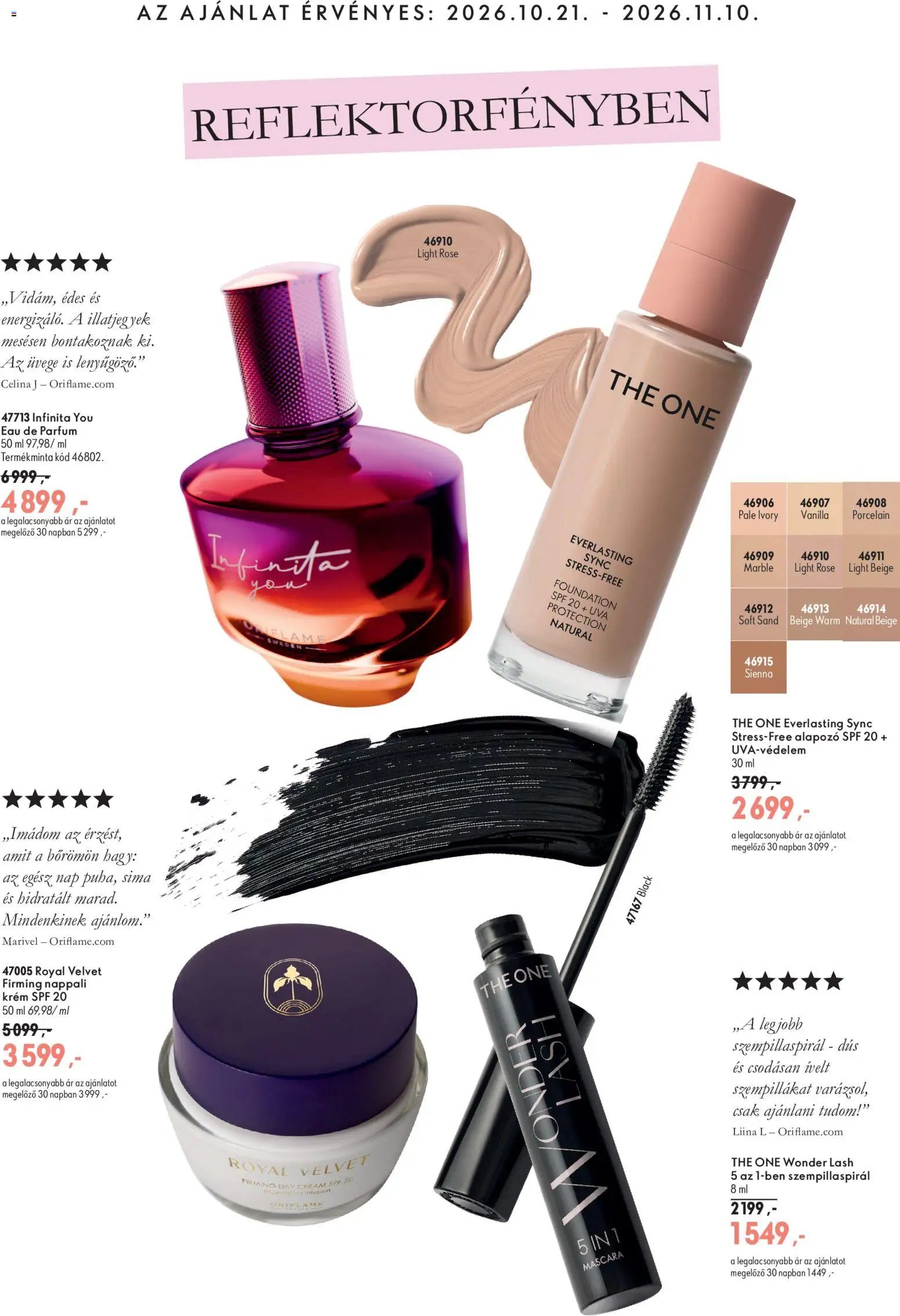Oriflame Legjobb Ajánlatok - online lapozható