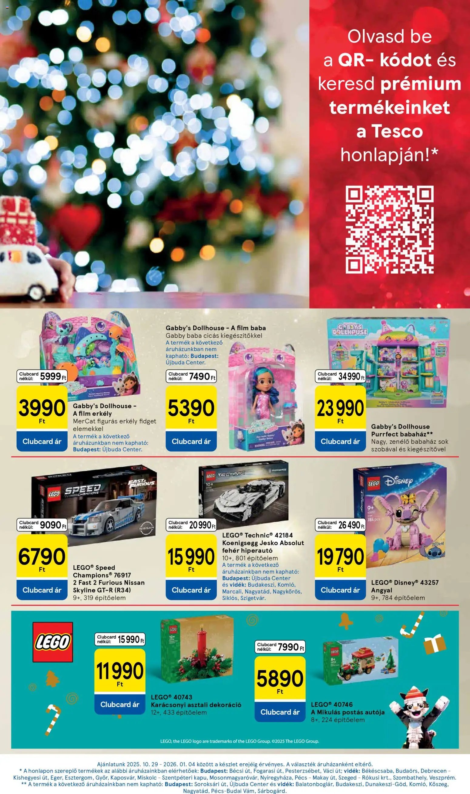 Tesco újság 2025.11.06. Black Friday (2025-11-06 - 2025-11-12)