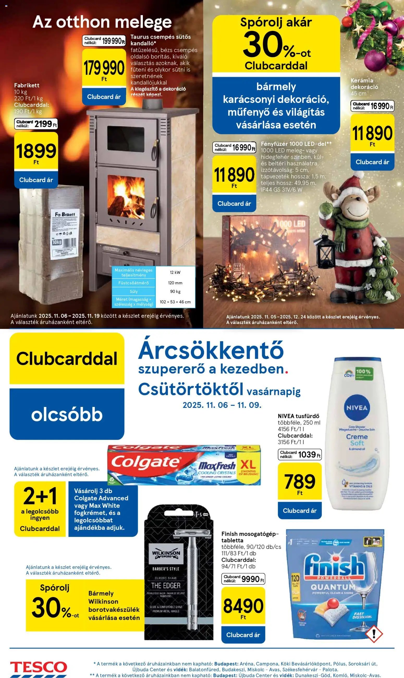 Tesco újság 2025.11.06. Black Friday (2025-11-06 - 2025-11-12)
