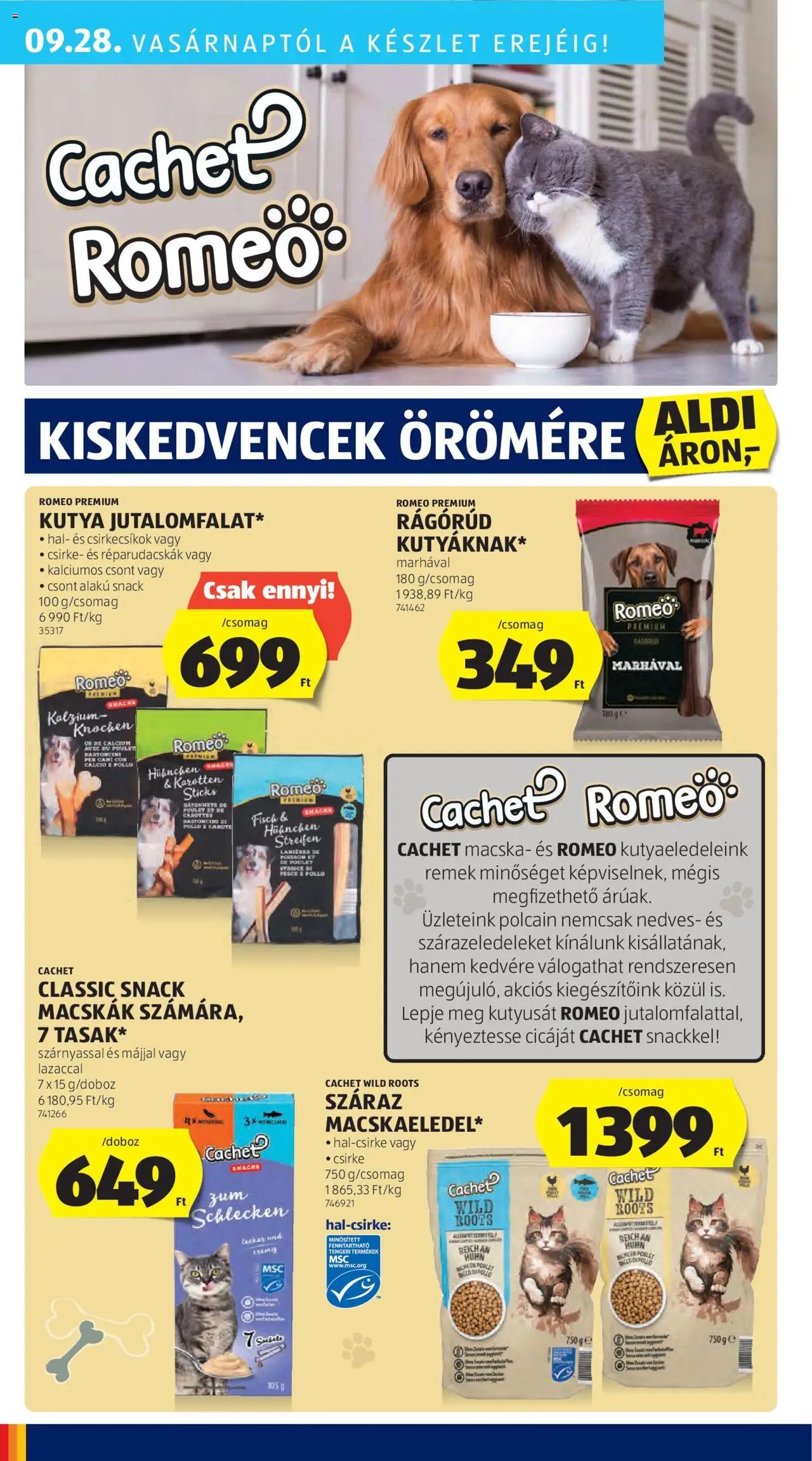 Aldi újság 2025.09.25. Középső sor termékei (2025-09-25 - 2025-10-01)