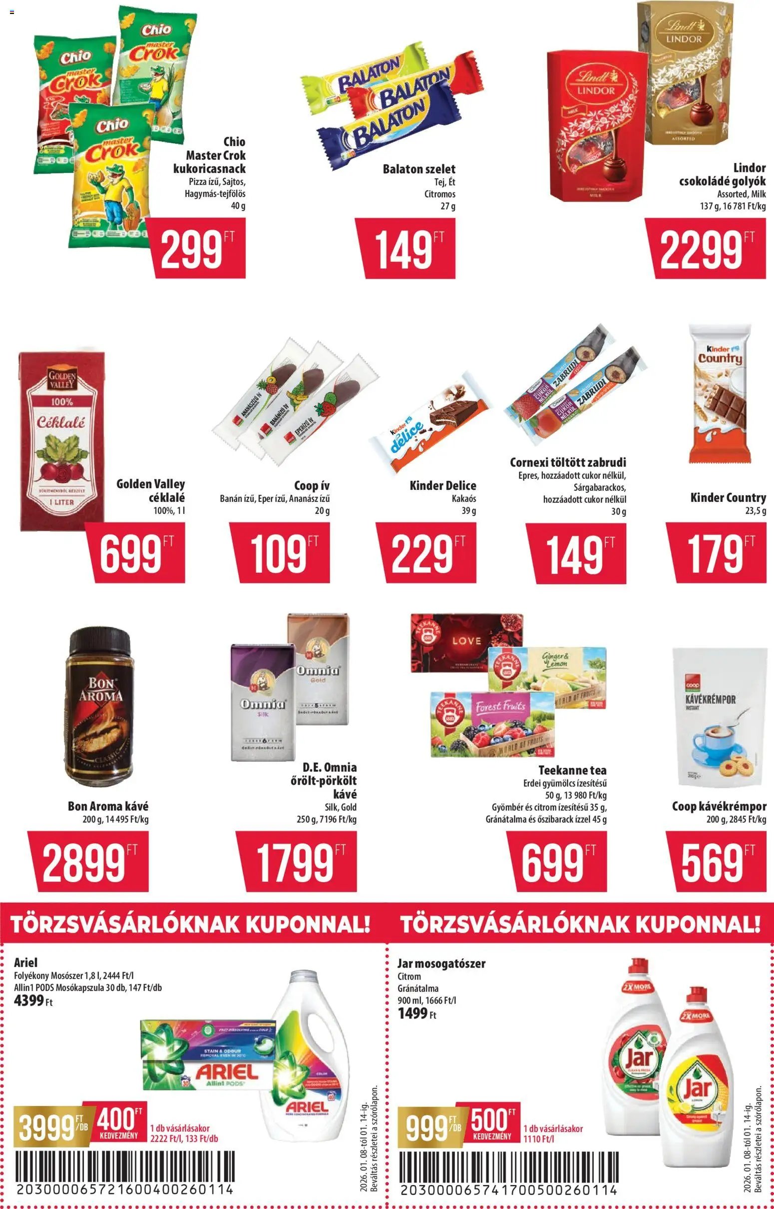 COOP újság 2026.01.08. Alföld Pro-Coop Zrt. - Szuper Plus (2026-01-08 - 2026-01-14)