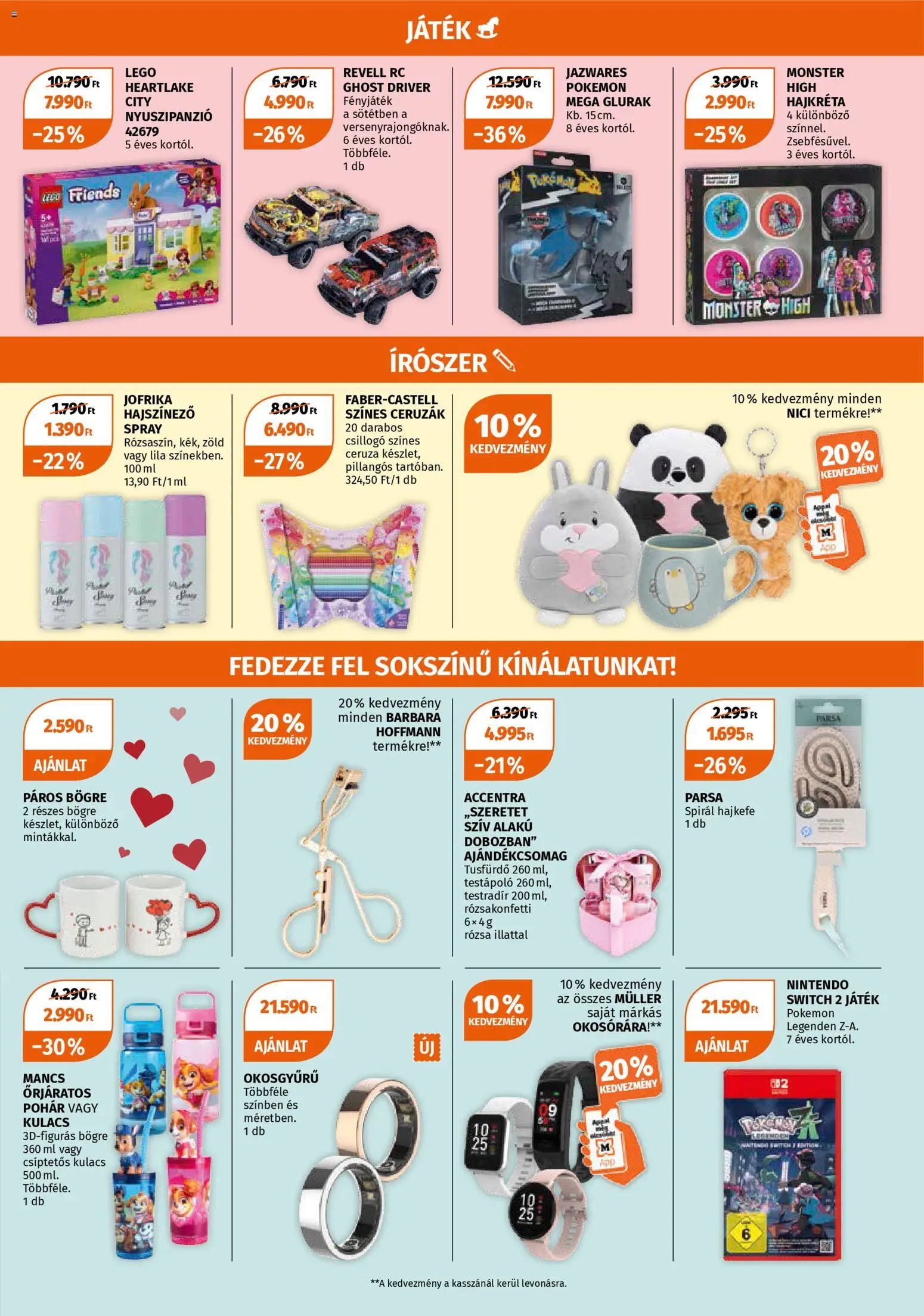 Müller újság 2026.02.02. Akciós újság Müller (2026-02-02 - 2026-02-15)