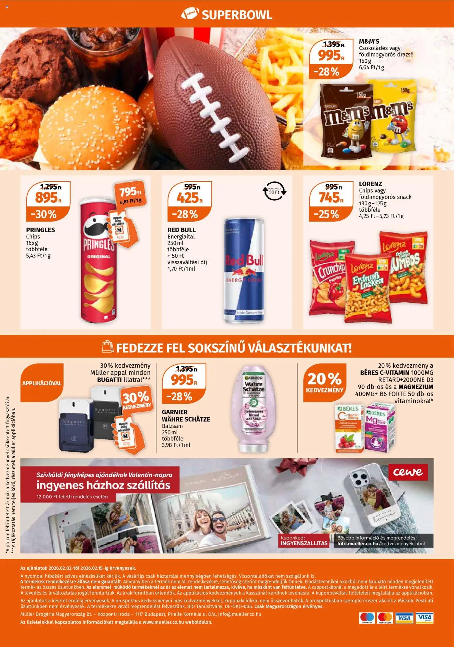 Müller újság 2026.02.02. Akciós újság Müller (2026-02-02 - 2026-02-15)