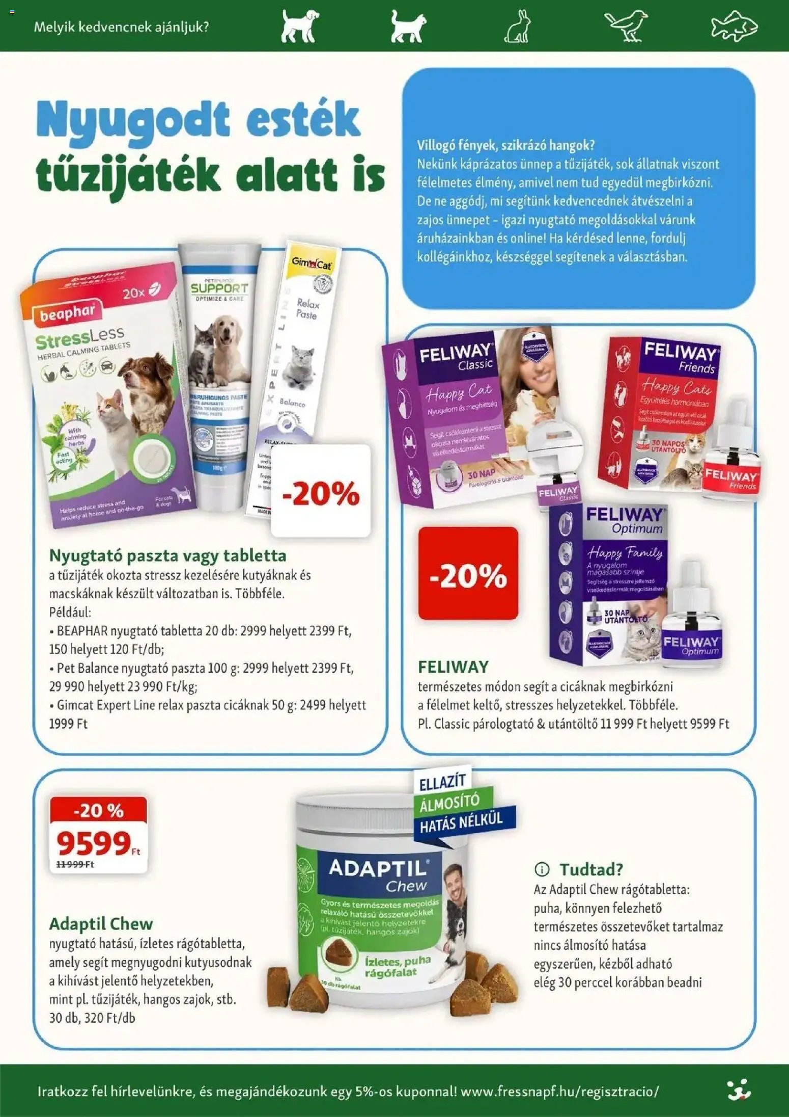 Fressnapf újság 2026.08.06. Fressnapf aktuális akciós újság