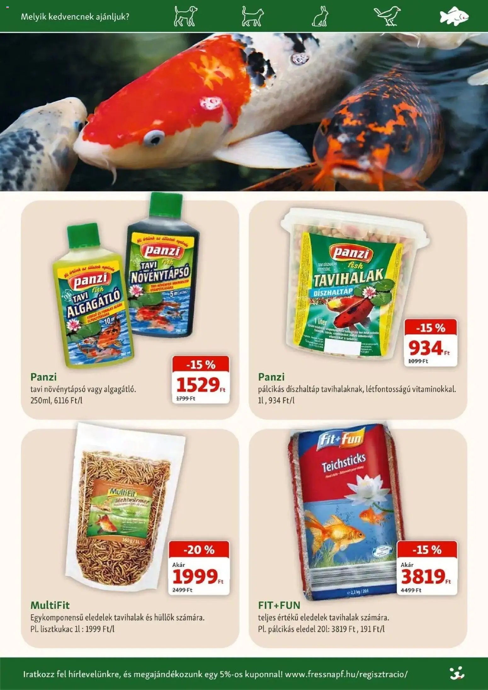 Fressnapf újság 2026.08.06. Fressnapf aktuális akciós újság