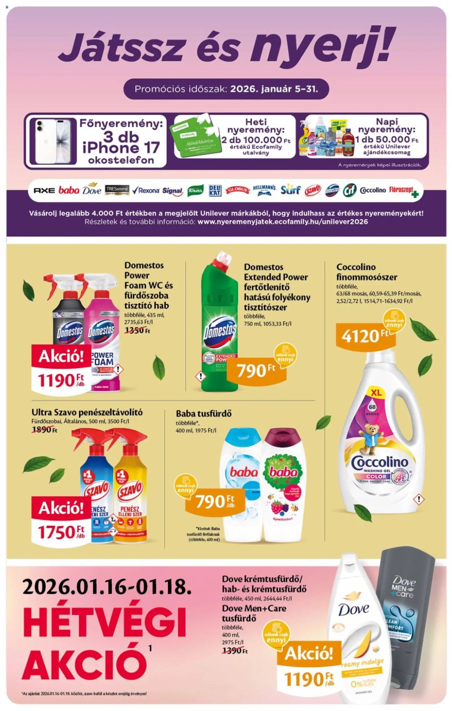 EcoFamily újság 2026.01.15. Akciós újság EcoFamily (2026-01-15 - 2026-01-25)