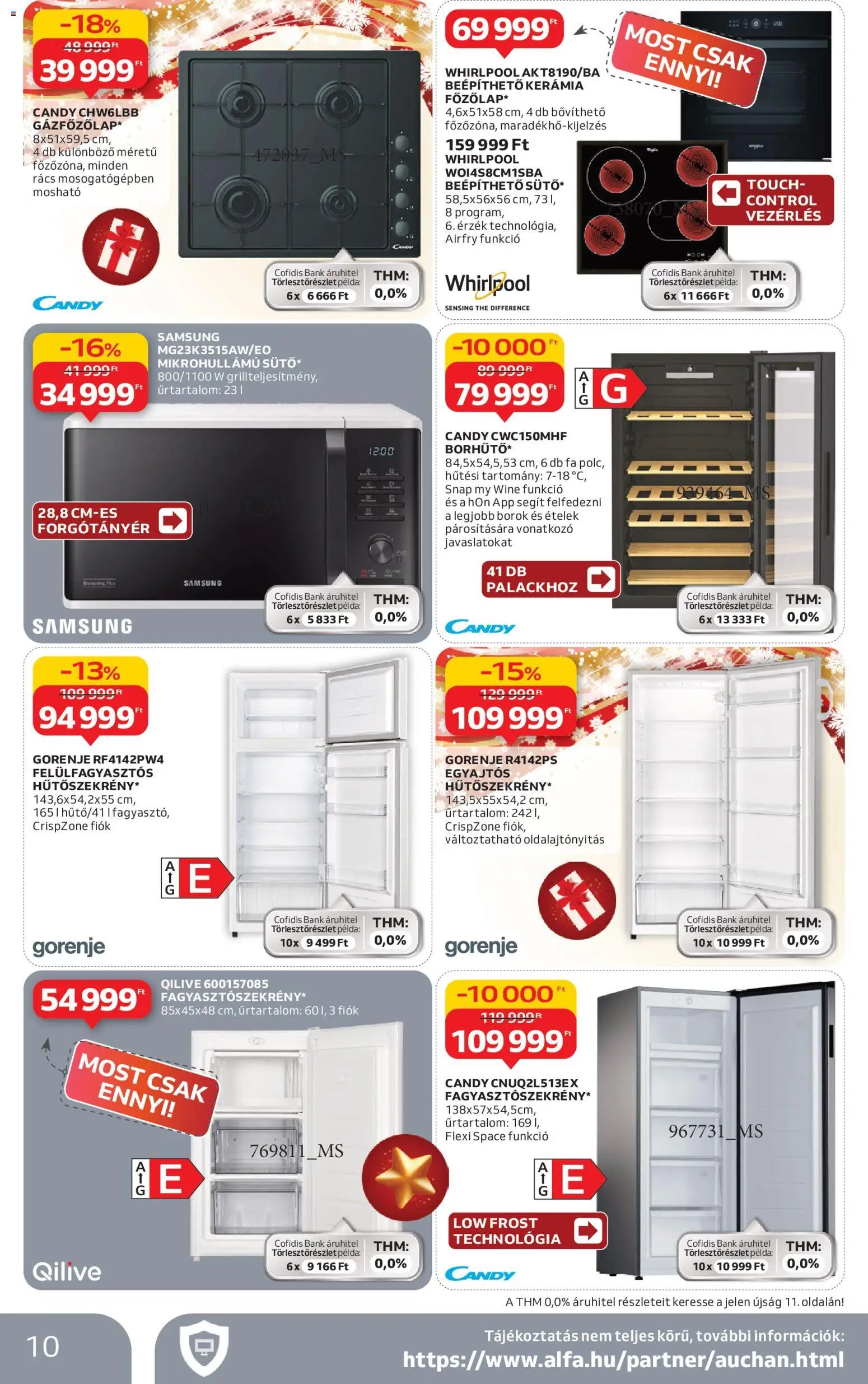 Auchan újság 2025.12.11. Háztartási Elektronika ajánlataink (2025-12-11 - 2025-12-24)