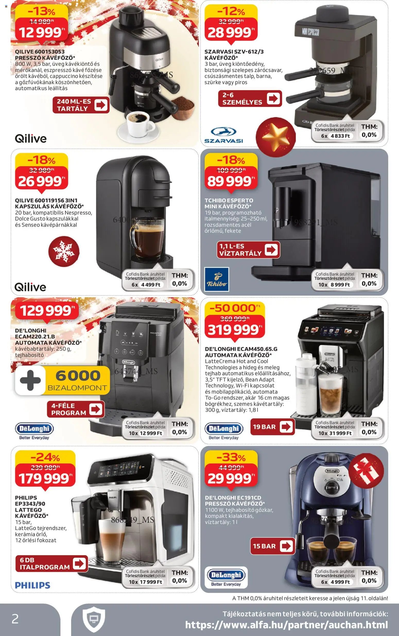 Auchan újság 2025.12.11. Háztartási Elektronika ajánlataink (2025-12-11 - 2025-12-24)