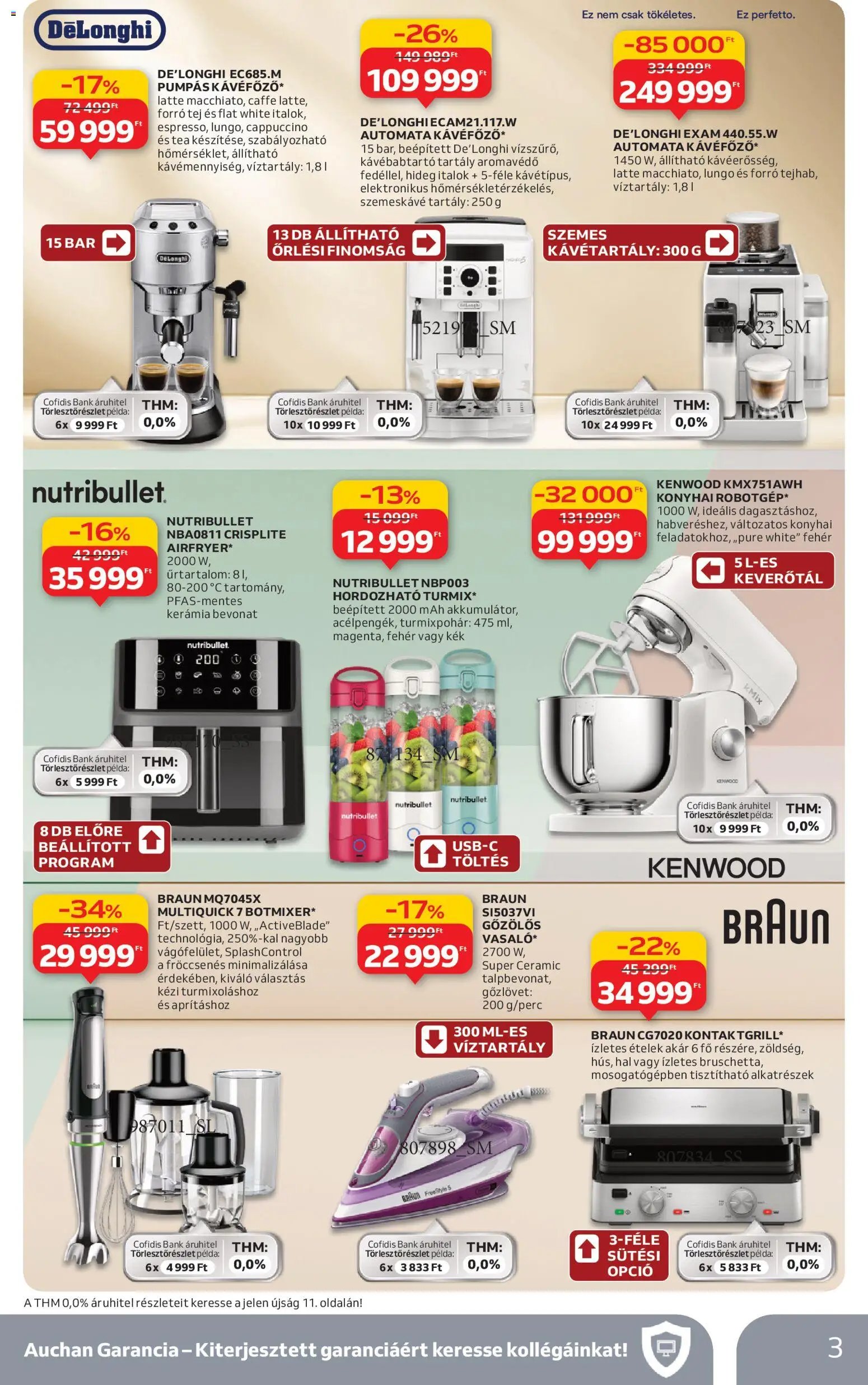 Auchan újság 2025.12.11. Háztartási Elektronika ajánlataink (2025-12-11 - 2025-12-24)