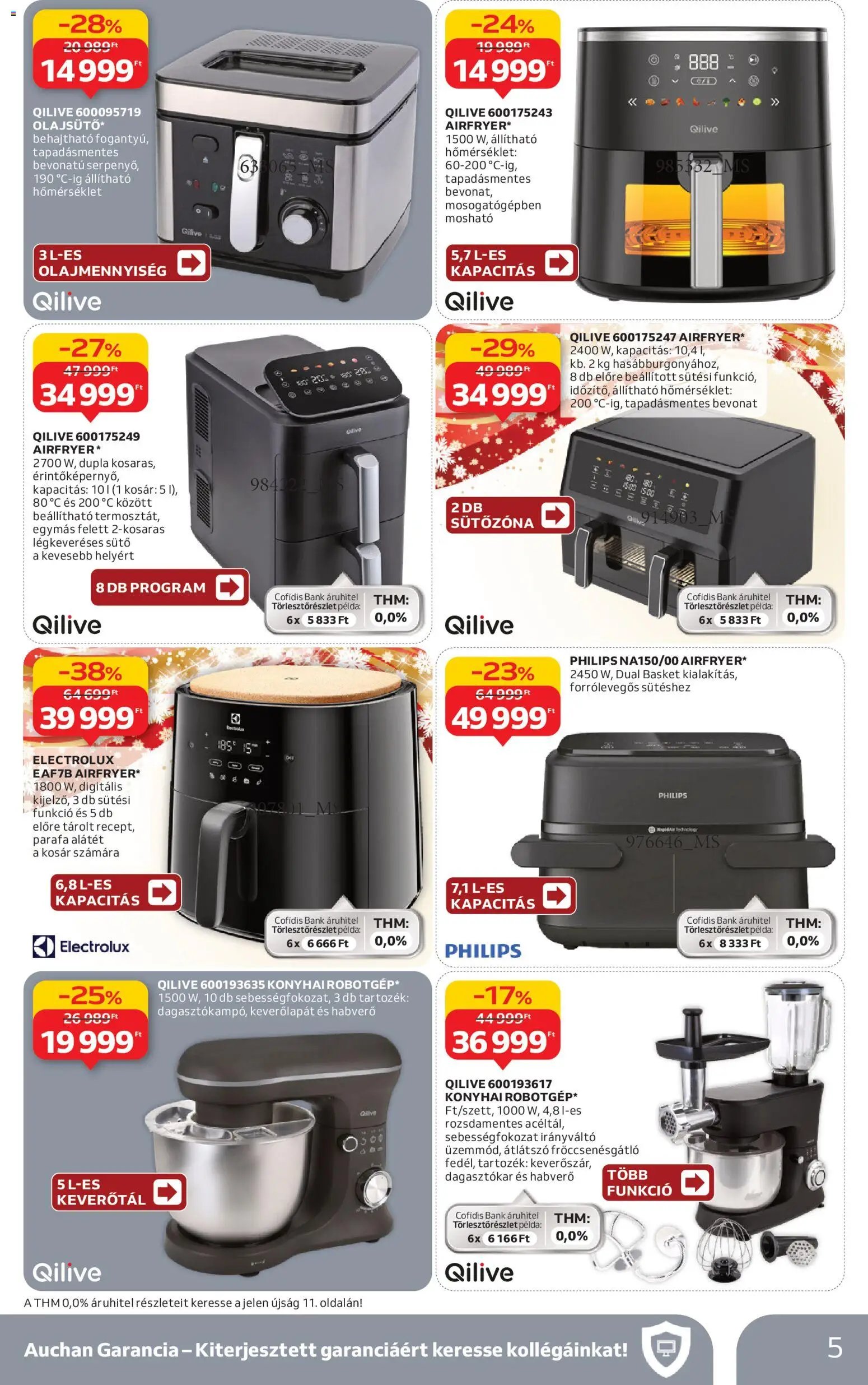 Auchan újság 2025.12.11. Háztartási Elektronika ajánlataink (2025-12-11 - 2025-12-24)