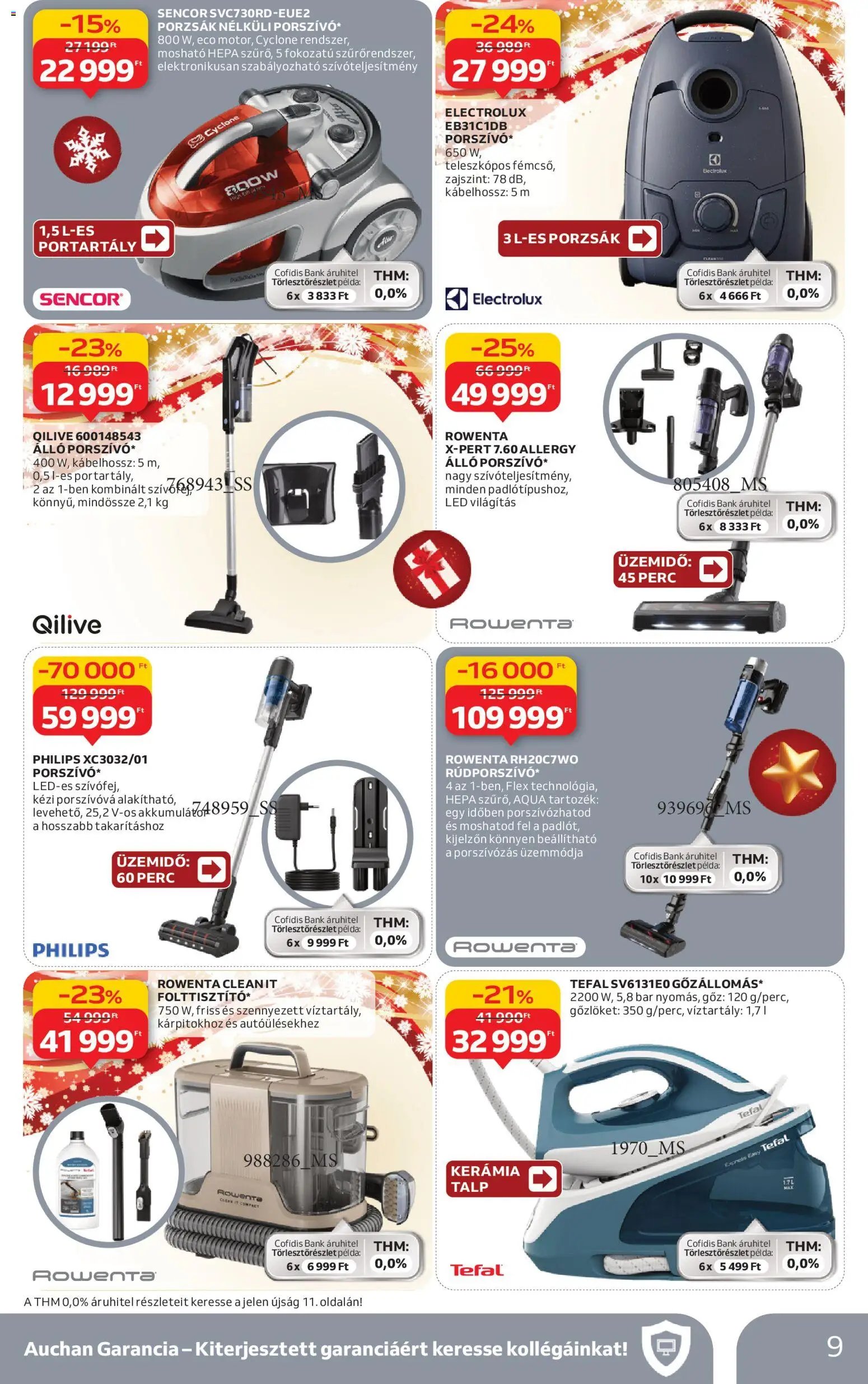 Auchan újság 2025.12.11. Háztartási Elektronika ajánlataink (2025-12-11 - 2025-12-24)