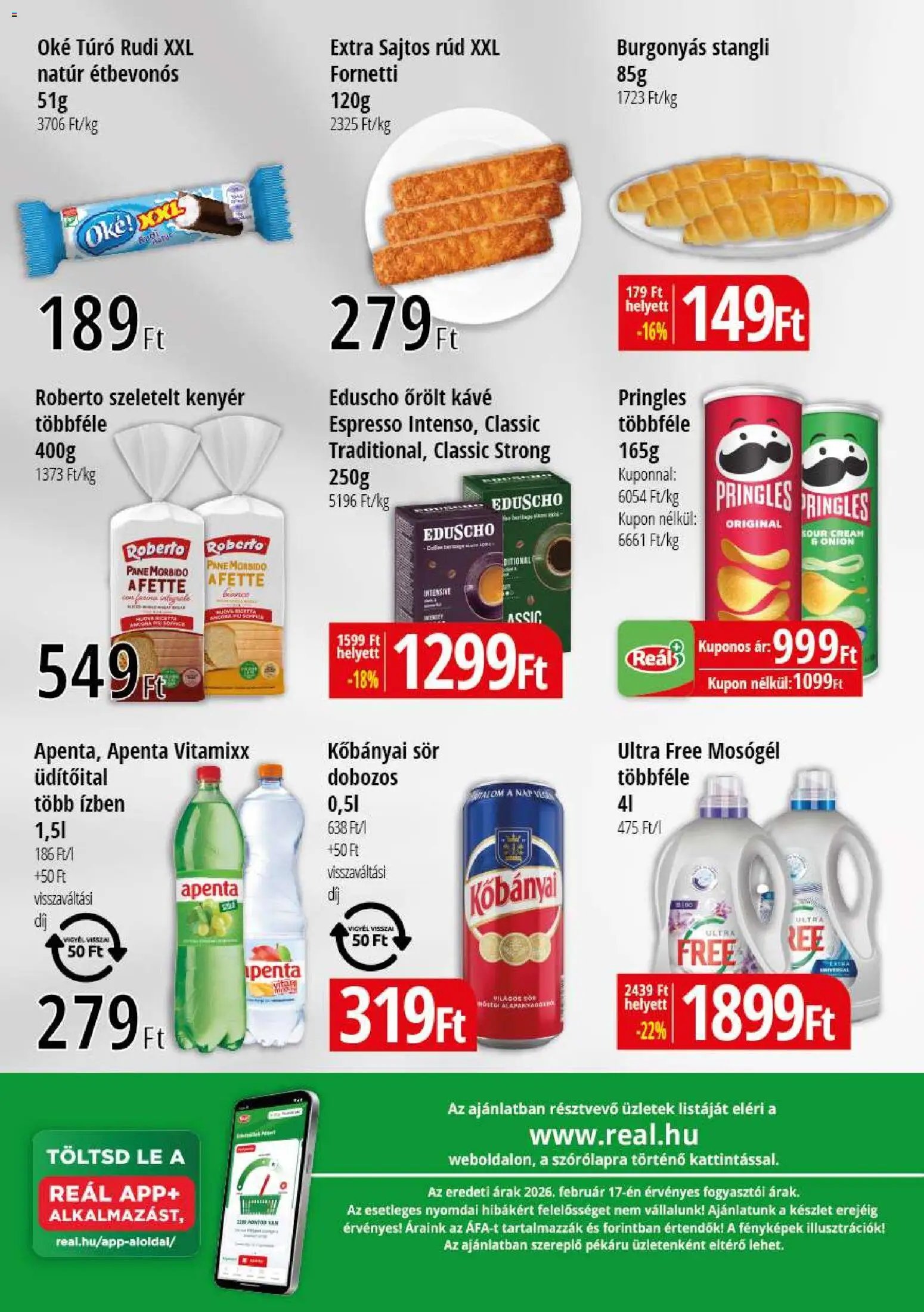 Reál újság 2026.02.26. Bevásárló hétvége - Kisalföld (2026-02-26 - 2026-03-01)