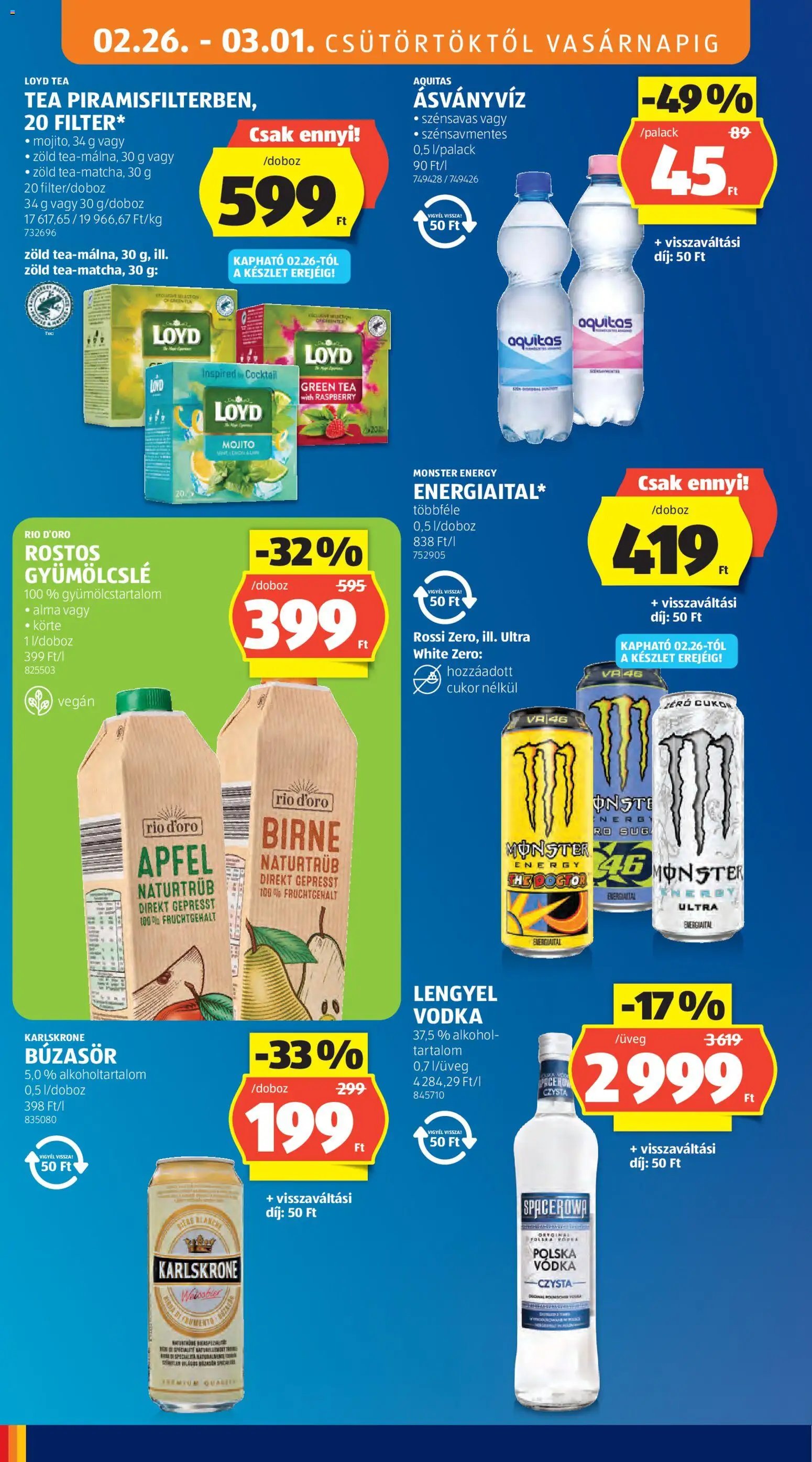 Aldi újság 2026.02.26. Akciós újság Aldi (2026-02-26 - 2026-03-04)