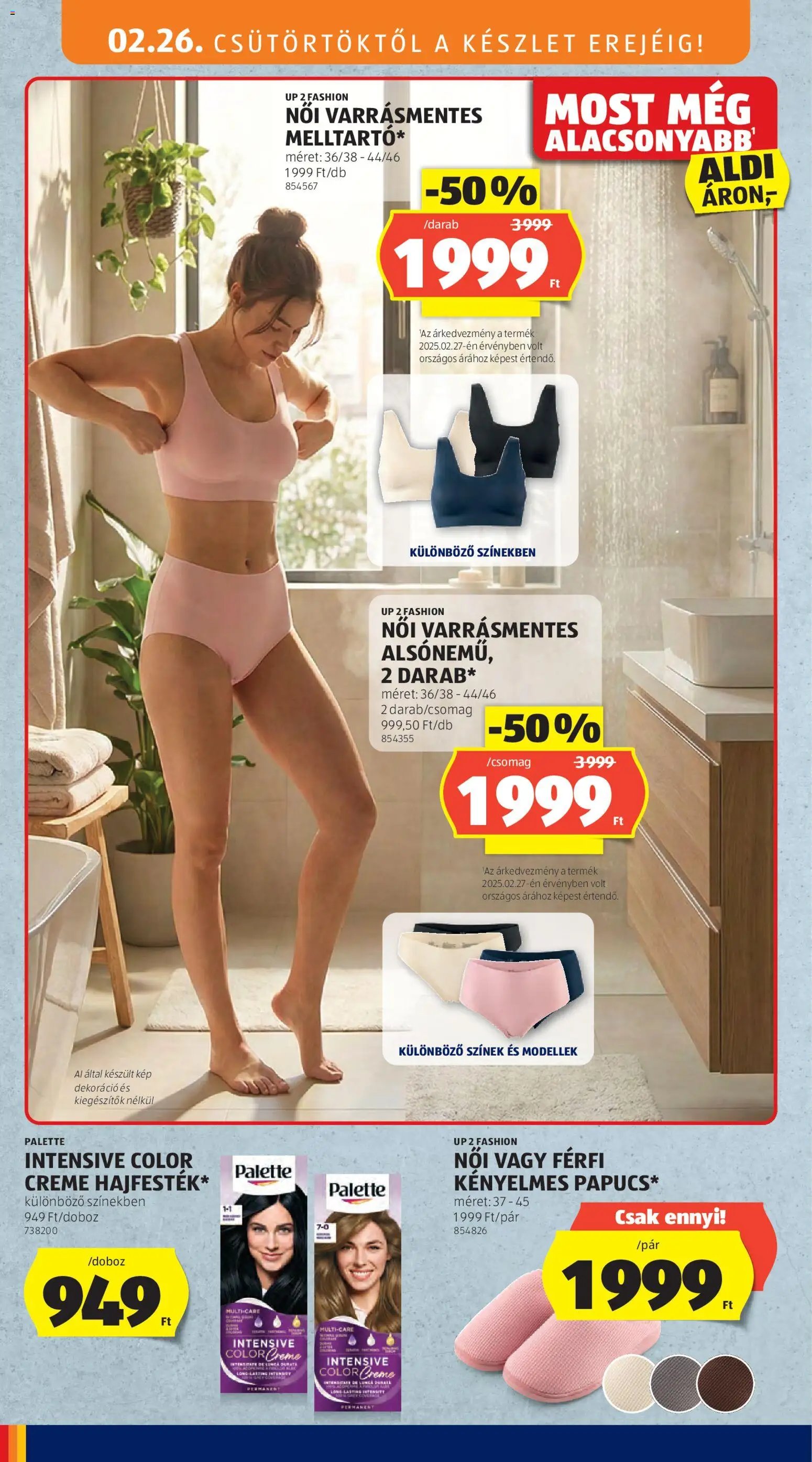 Aldi újság 2026.02.26. Akciós újság Aldi (2026-02-26 - 2026-03-04)