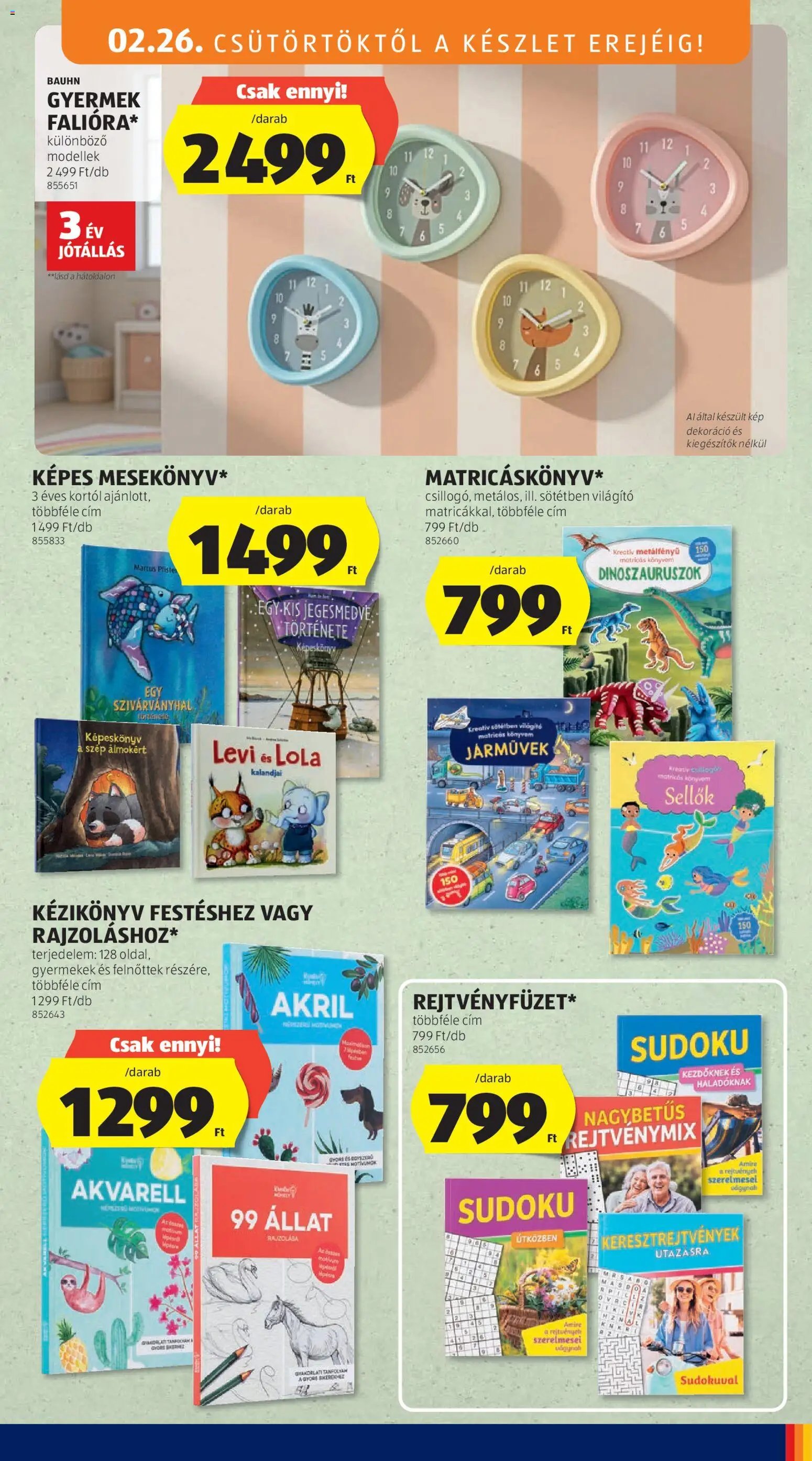 Aldi újság 2026.02.26. Akciós újság Aldi (2026-02-26 - 2026-03-04)