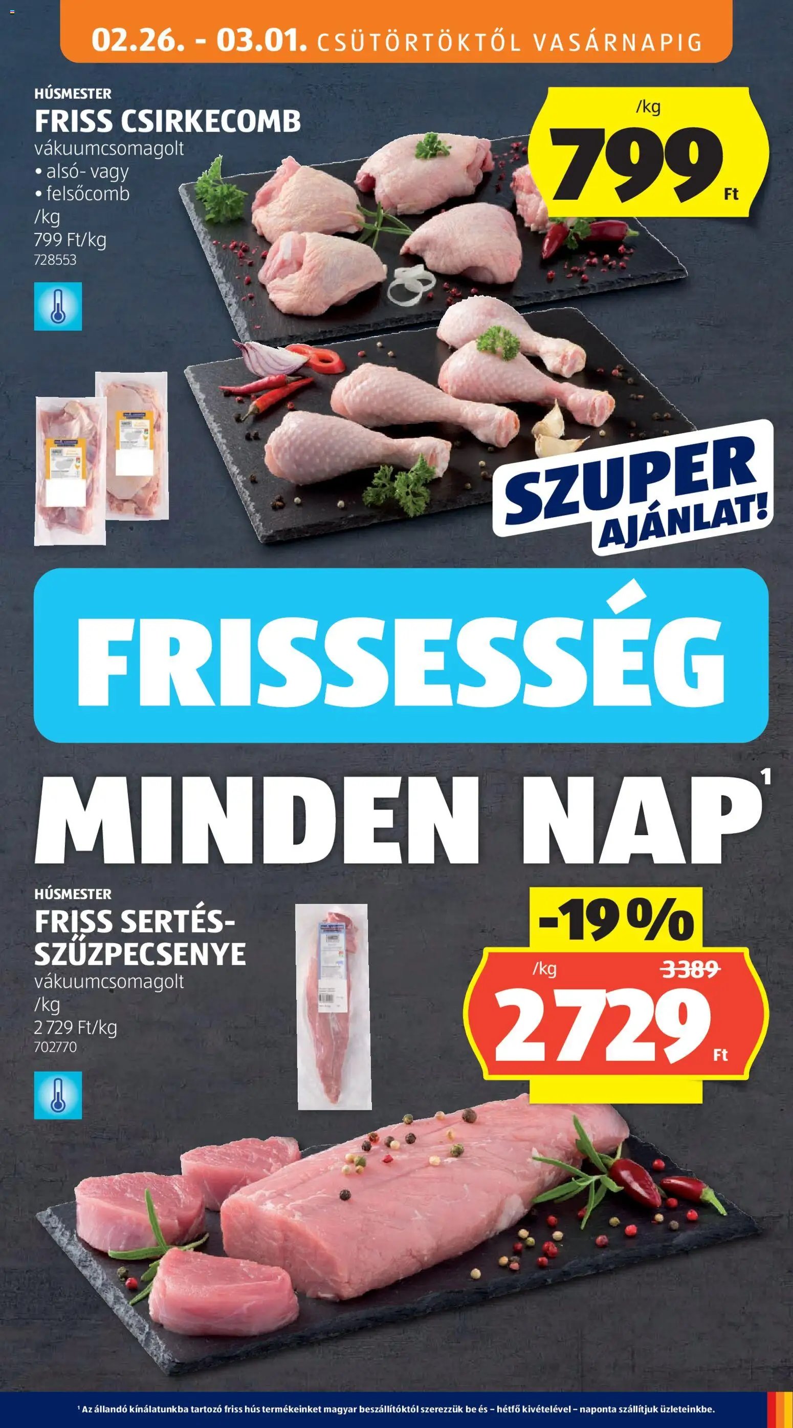 Aldi újság 2026.02.26. Akciós újság Aldi (2026-02-26 - 2026-03-04)