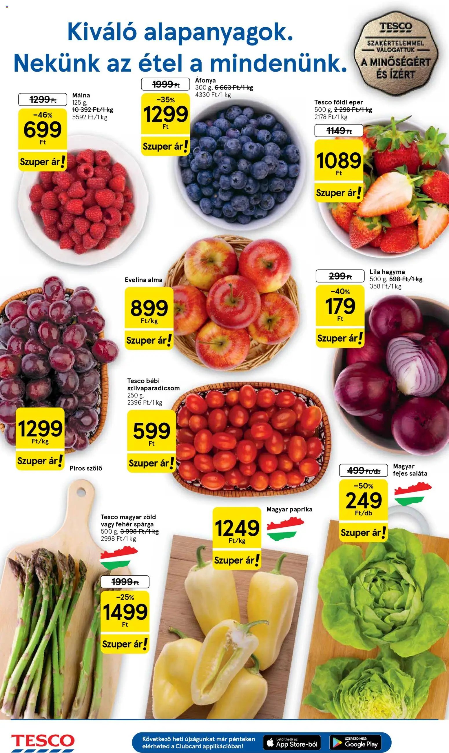 Tesco újság 2026.04.29. Tesco Szupermarket akciós újság (2026-04-29 - 2026-05-06)