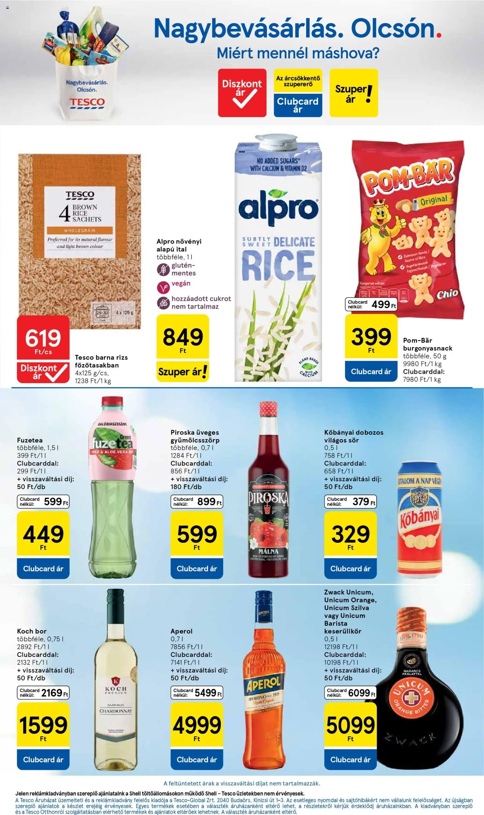 Tesco újság 2026.04.29. Tesco Szupermarket akciós újság (2026-04-29 - 2026-05-06)