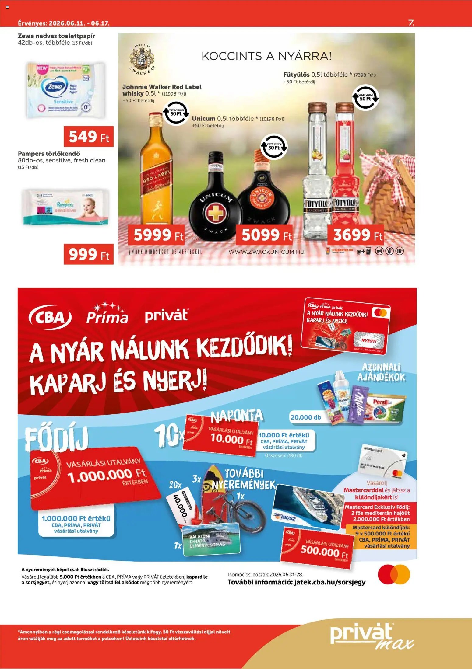 PRIVÁT újság 2026.06.11. PRIVÁT Aktuális szórólap MAX