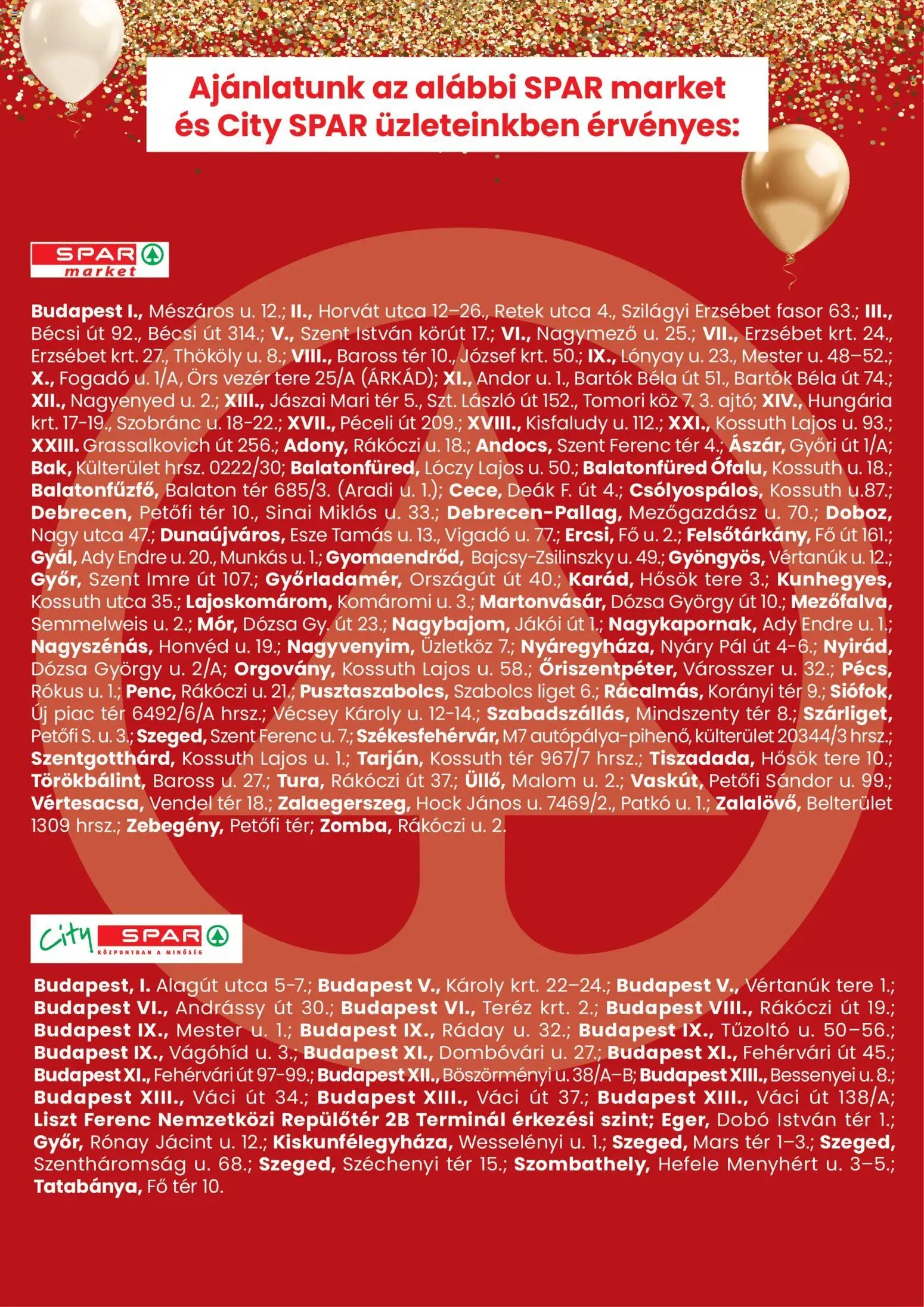 Spar újság 2026.01.15. City Spar szórólap (2026-01-15 - 2026-01-21)
