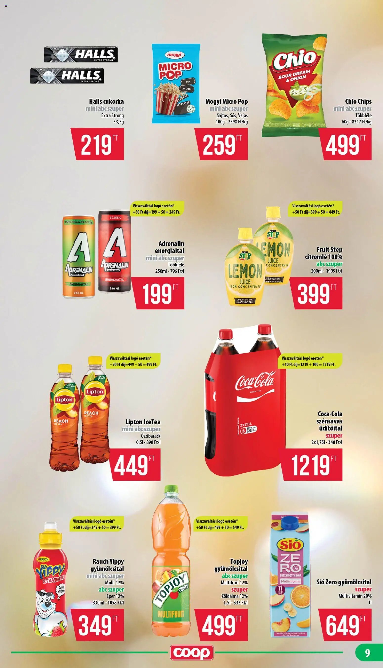 COOP újság 2026.09.17. COOP - Mini & Abc & Szuper / Mecsek