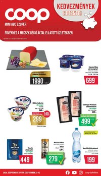 COOP újság 2026.09.17. COOP - Mini & Abc & Szuper / Mecsek